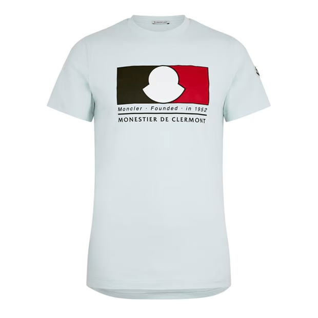 Moncler Tricolour Logo Motif T-Shirt Size US S / EU 44-46 / 1 - 1 Thumbnail