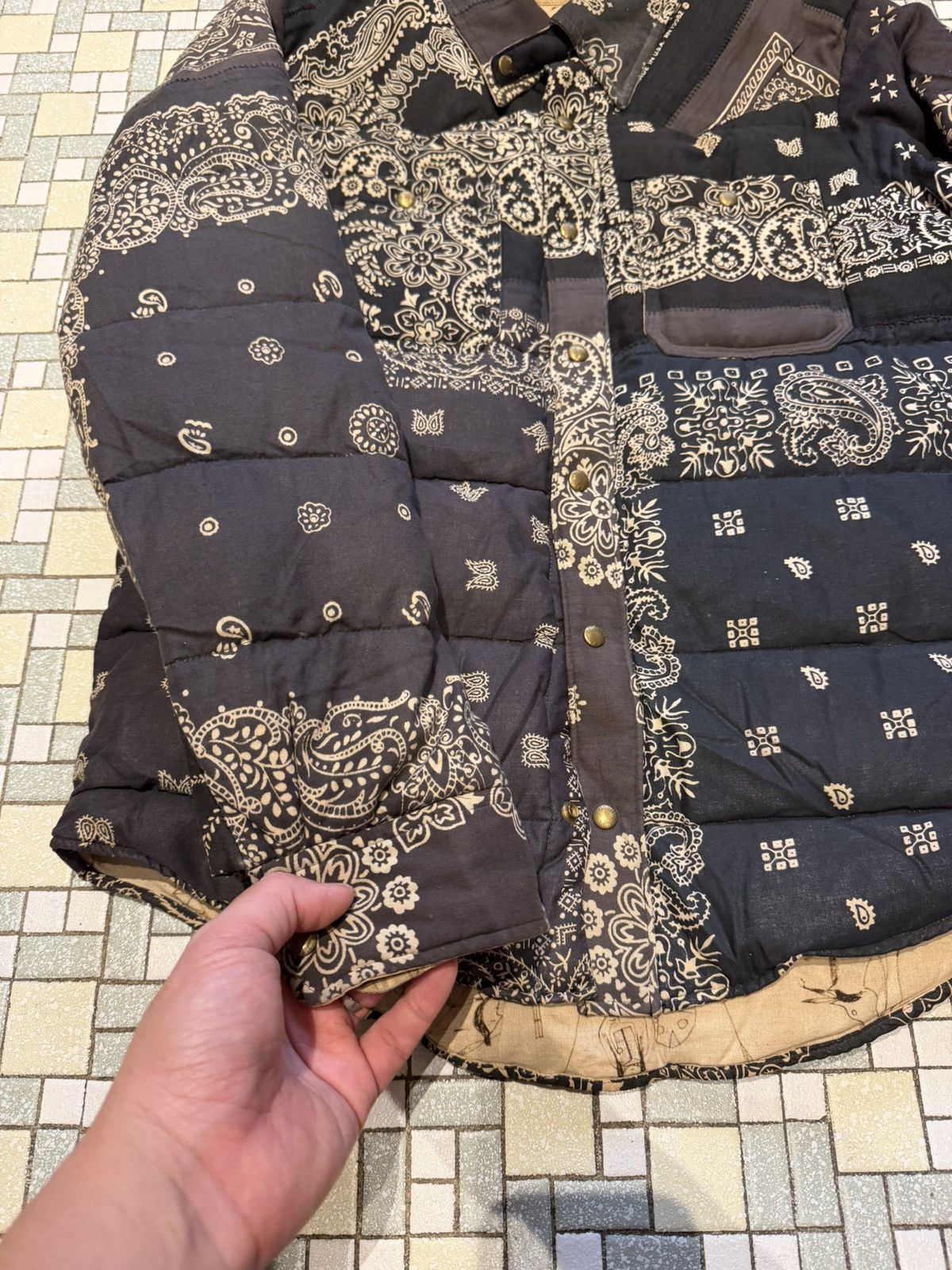 Visvim ICT kerchief down jkt black bandana Size US S / EU 44-46 / 1 - 3 Thumbnail