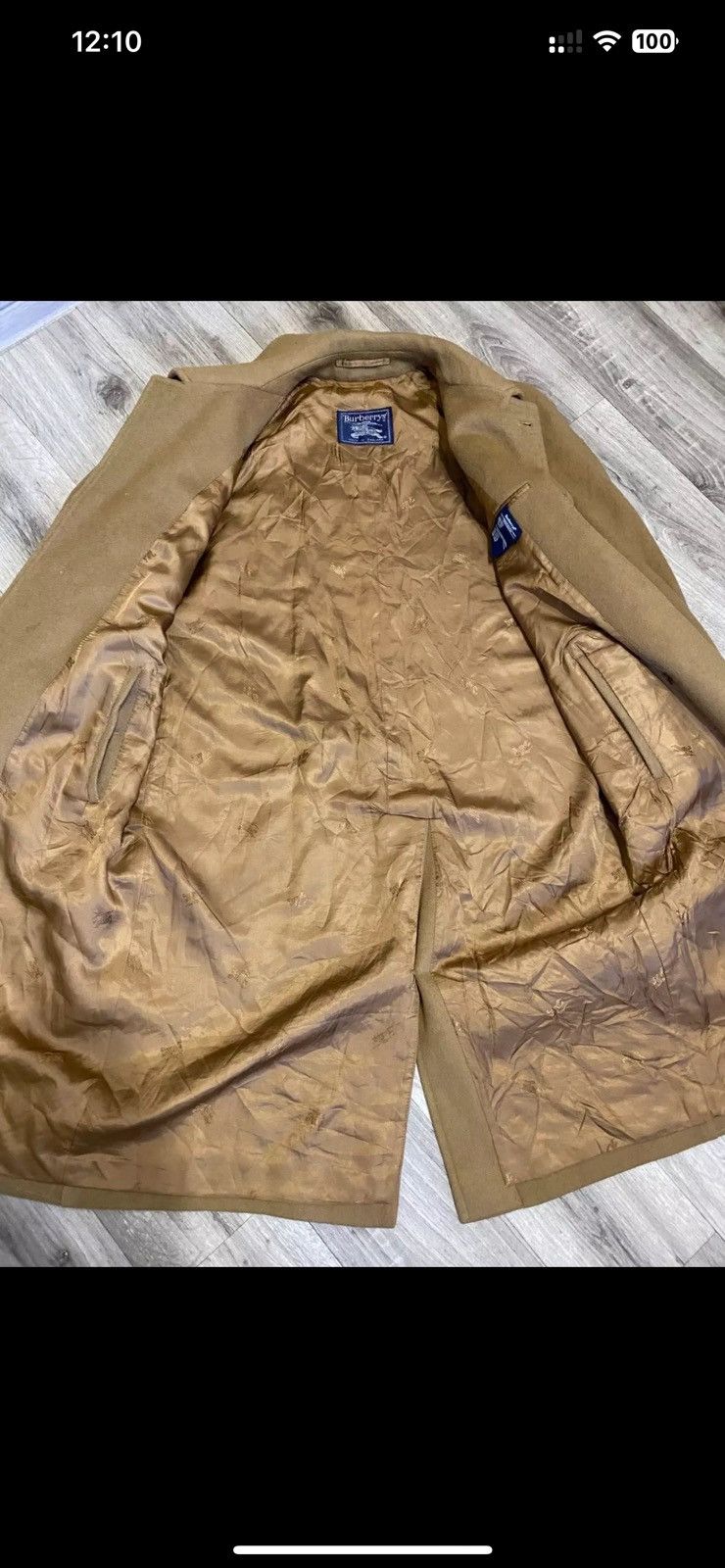 Burberry Burberrys Vintage Wool Coat Camel Size L Size US L / EU 52-54 / 3 - 3 Thumbnail
