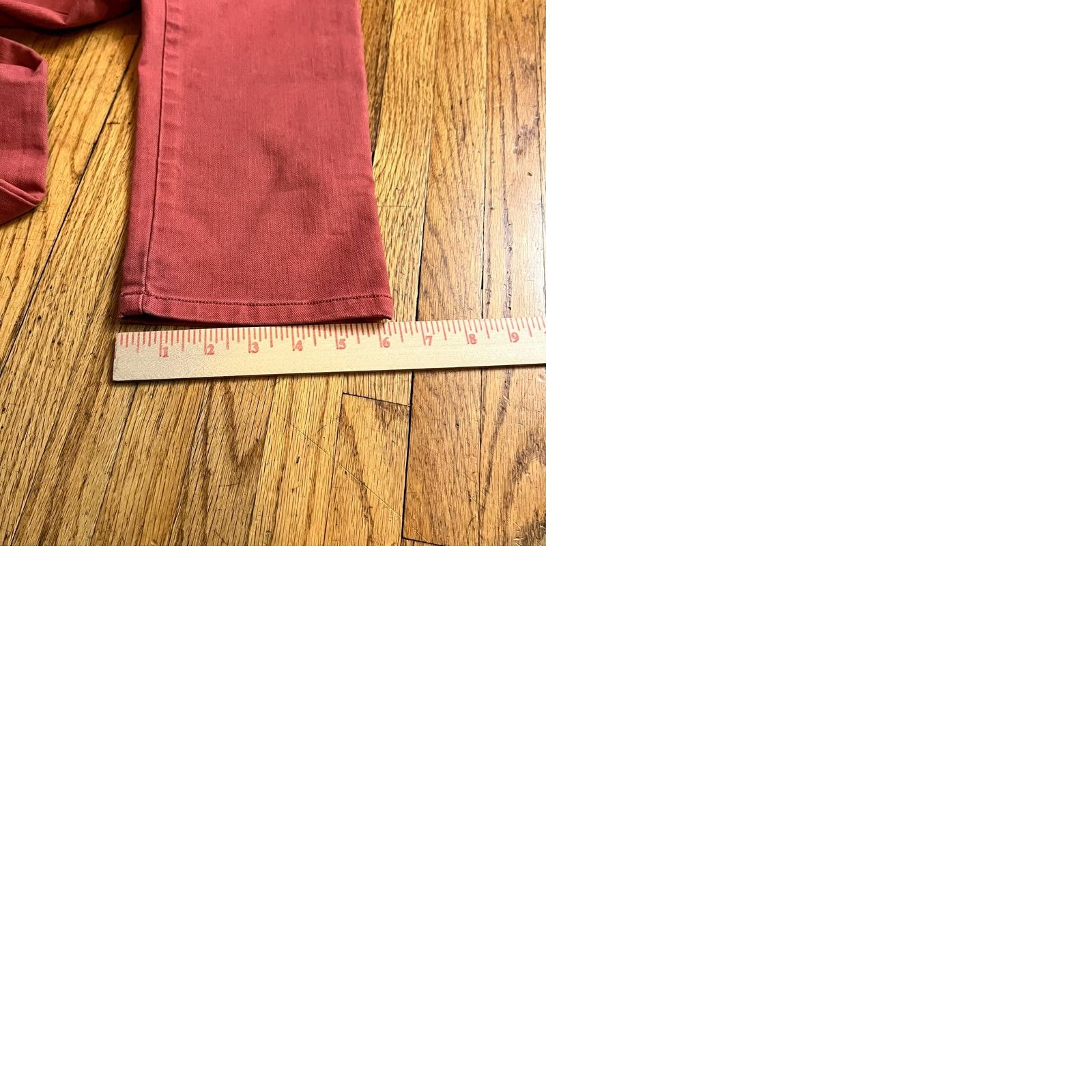 Soft Surroundings Soft Surroundings Pants Cropped Womens Petite PS Pull On Leggings Coral Orange Millennials Size 28" / US 6 / IT 42 - 9 Thumbnail