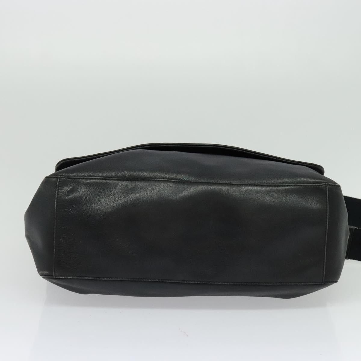 Prada PRADA Shoulder Bag Leather Black Silver Size ONE SIZE - 9 Thumbnail