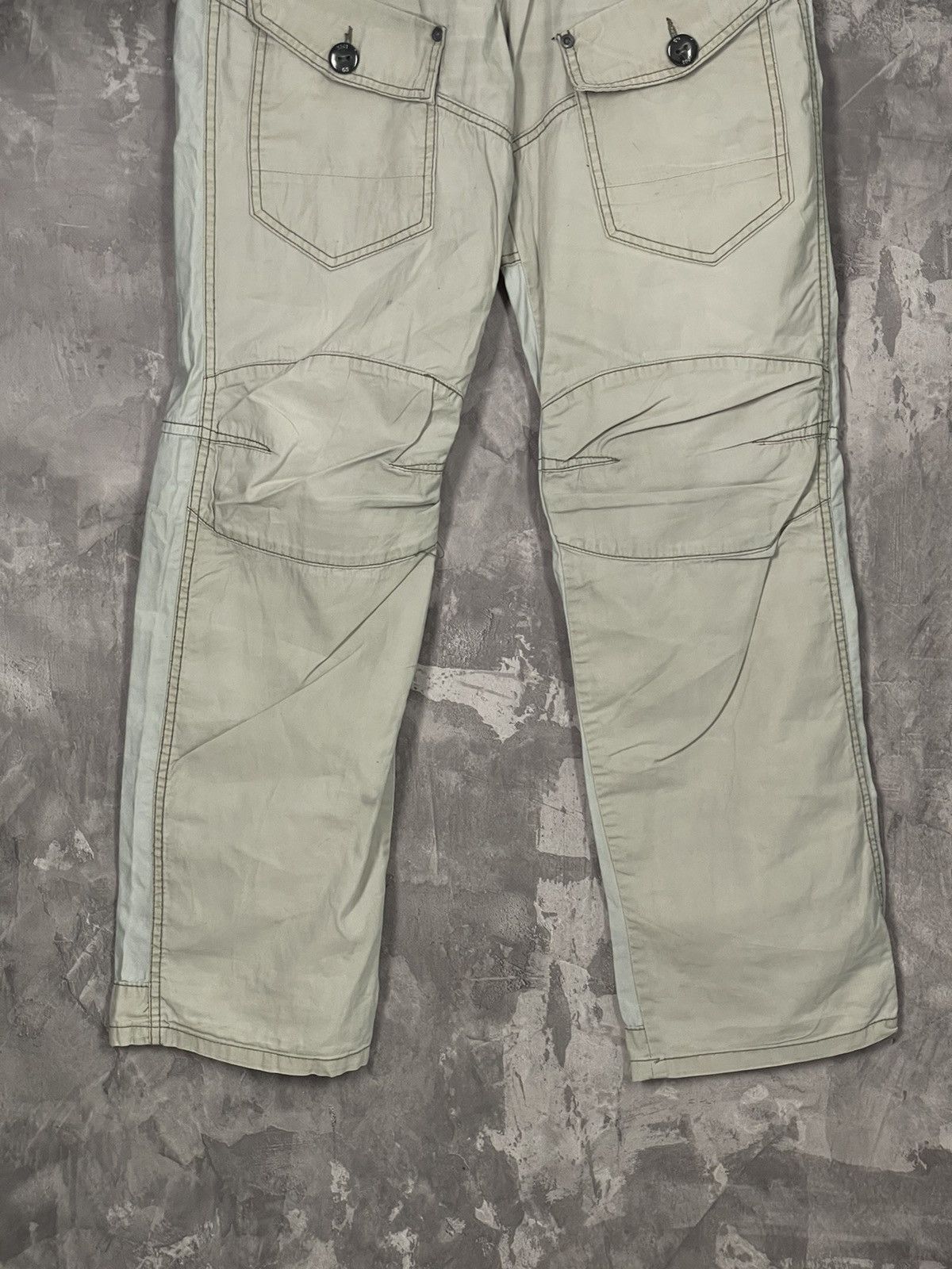 G-Star × Vintage Vintage G-Star Raw Cargo 3D Straight Tapered Pants Size US 32 / EU 48 - 5 Thumbnail