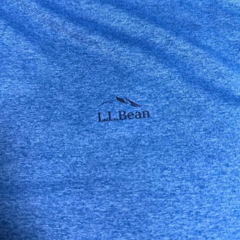 Vintage VINTAGE? (No) Pullover L.L.Bean Mens 2XL Blue Quarter Zip Lightweight Performance Mist? Size US XXL / EU 58 / 5 - 3 Thumbnail
