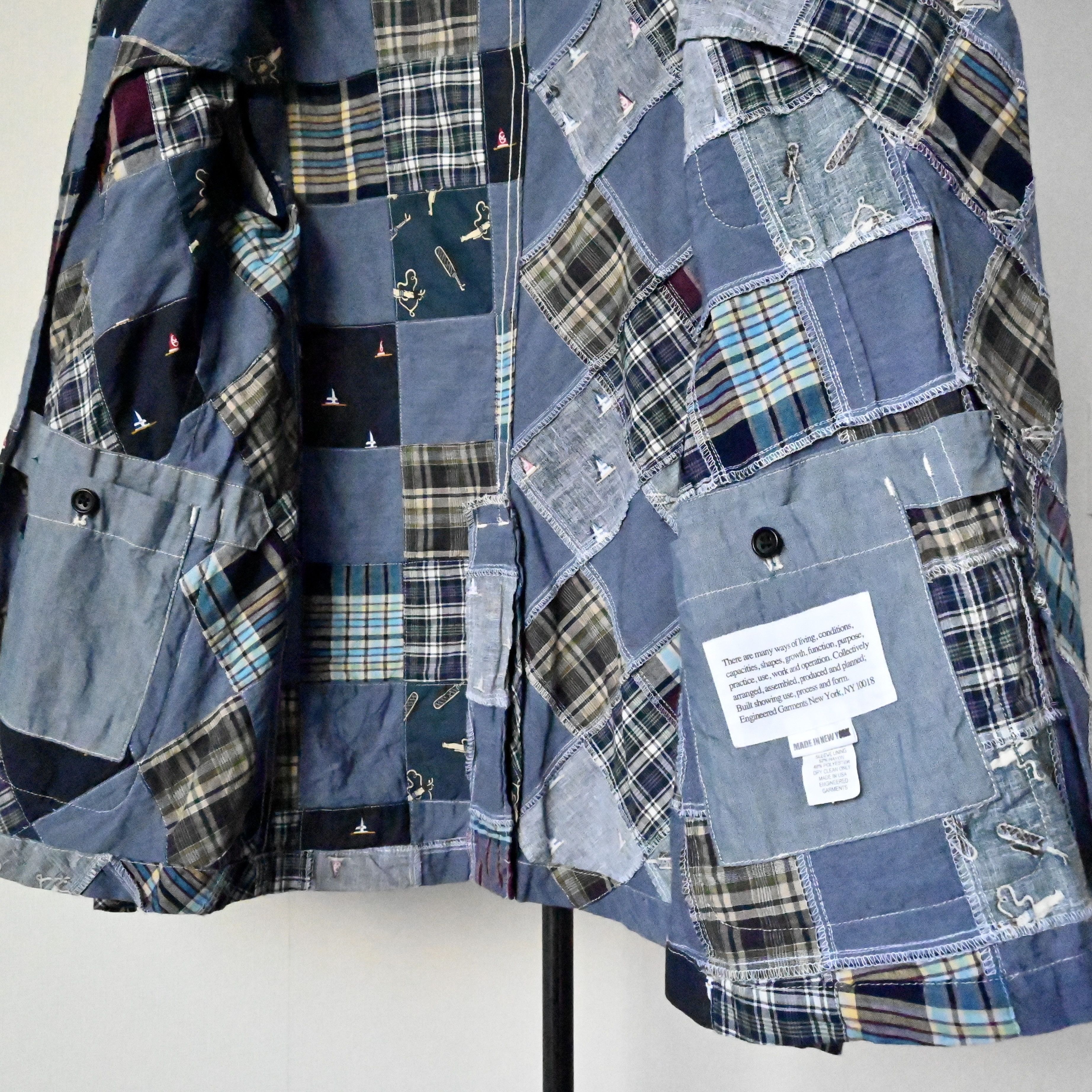 Beams Plus × Engineered Garments Engineered Garments x Beams Plus patchwork cotton blazer Size US M / EU 48-50 / 2 - 14 Thumbnail