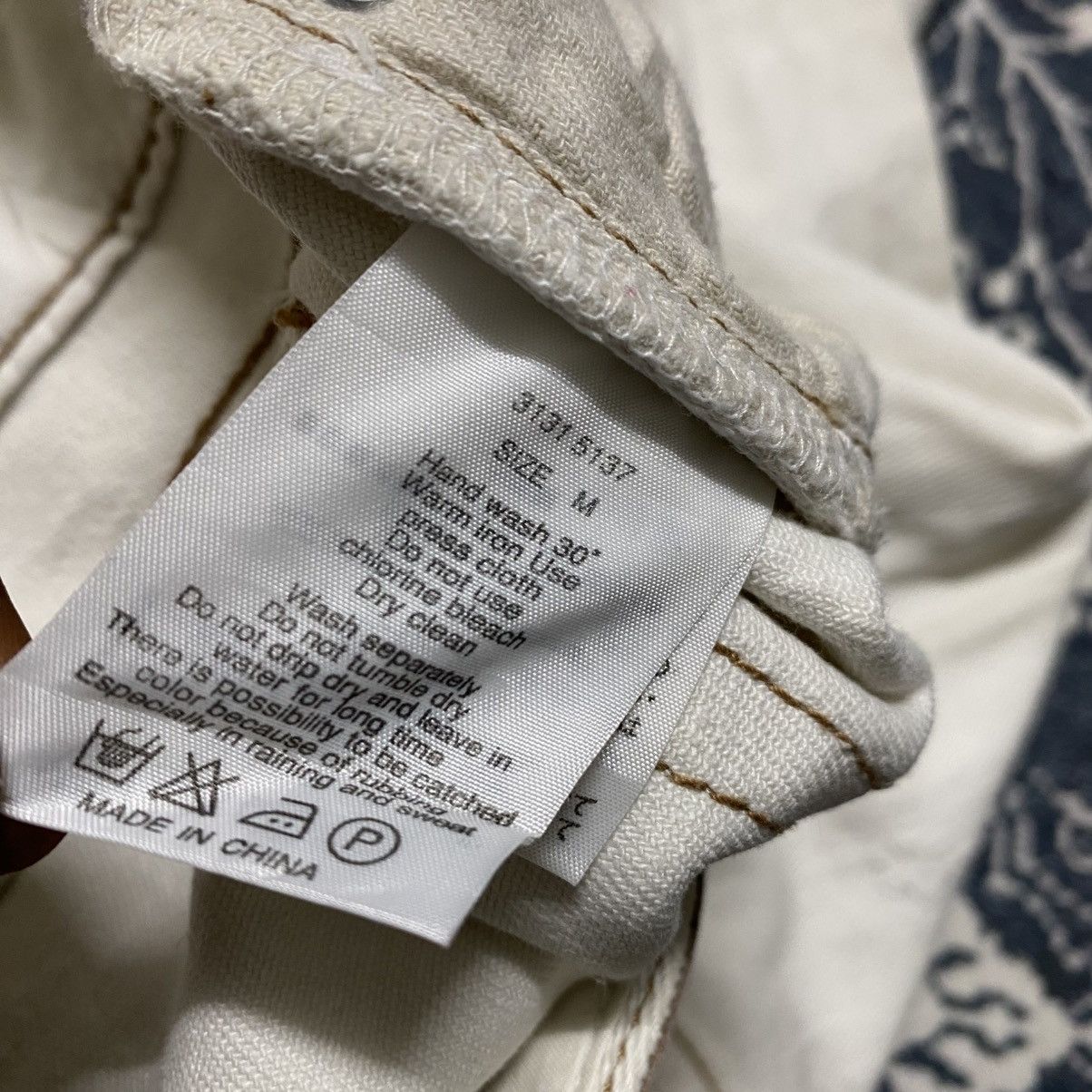 GOA G.O.A White Vintage Distressed Denim Size US 28 / EU 44 - 19 Thumbnail