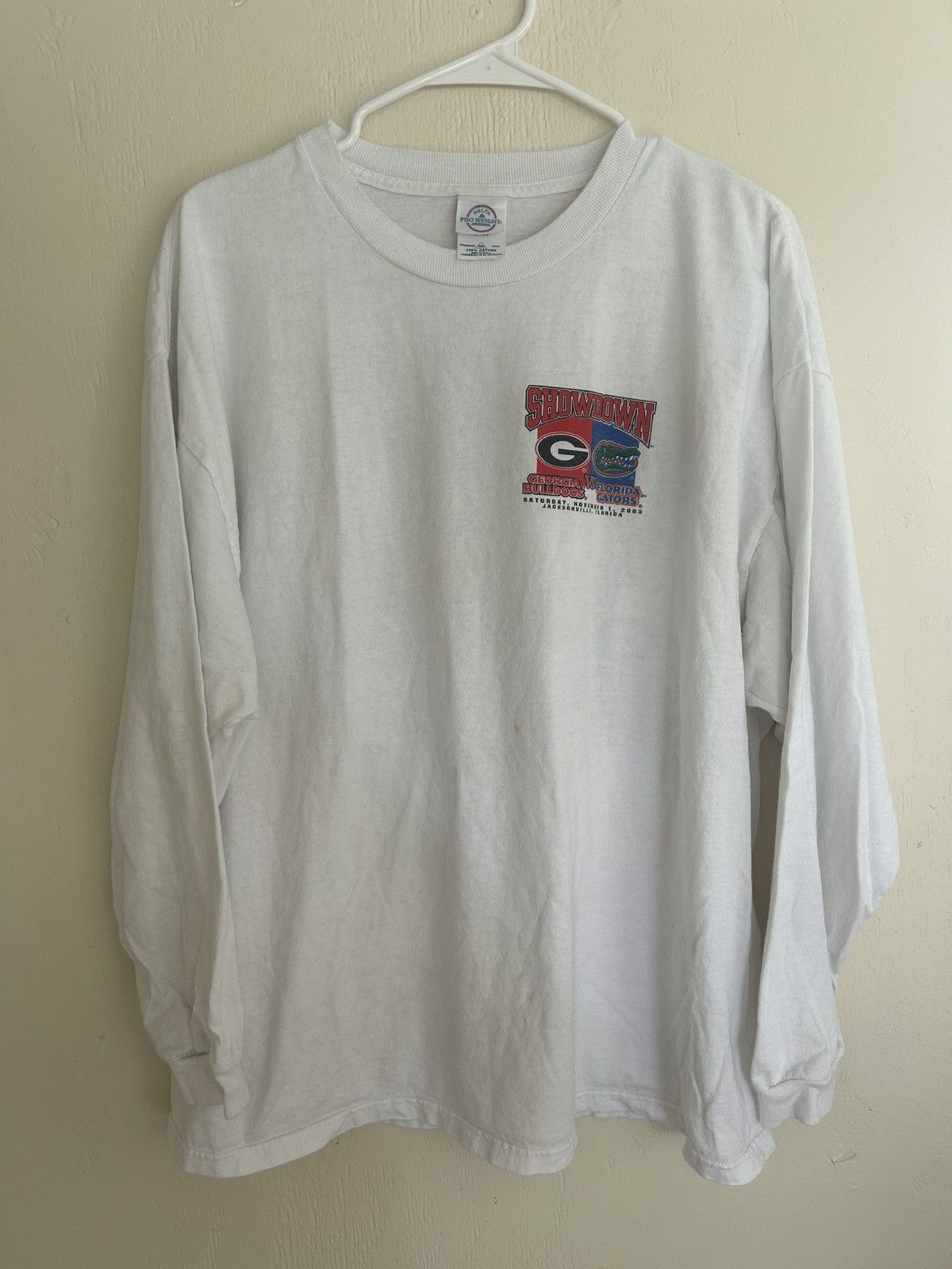 Vintage Vintage 03 Showdown Georgia Bulldogs vs Florida Gators L/S Size US XXL / EU 58 / 5 - 3 Thumbnail