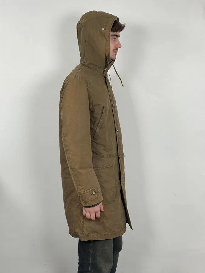 Prada 2000s Prada Khaki Green Long Hooded Coat Size US M / EU 48-50 / 2 - 3 Thumbnail