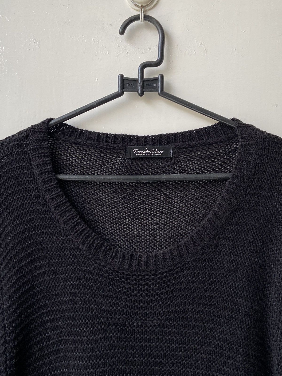Tornado Mart TORNADO MART Black Knit Sweater Size US XS / EU 42 / 0 - 4 Thumbnail