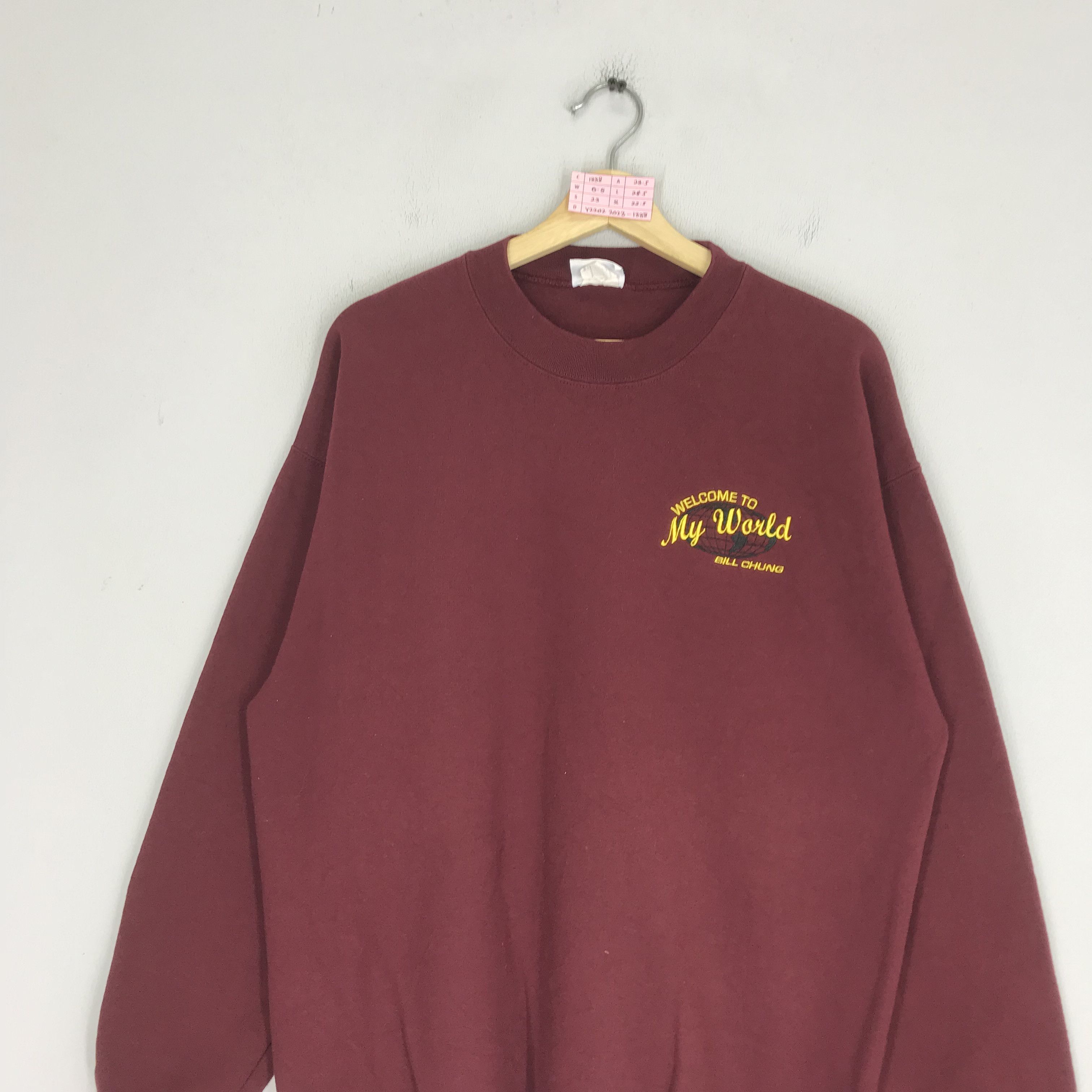 Vintage Vintage Quotes Welcome To My World Sweatshirts Size US L / EU 52-54 / 3 - 3 Thumbnail