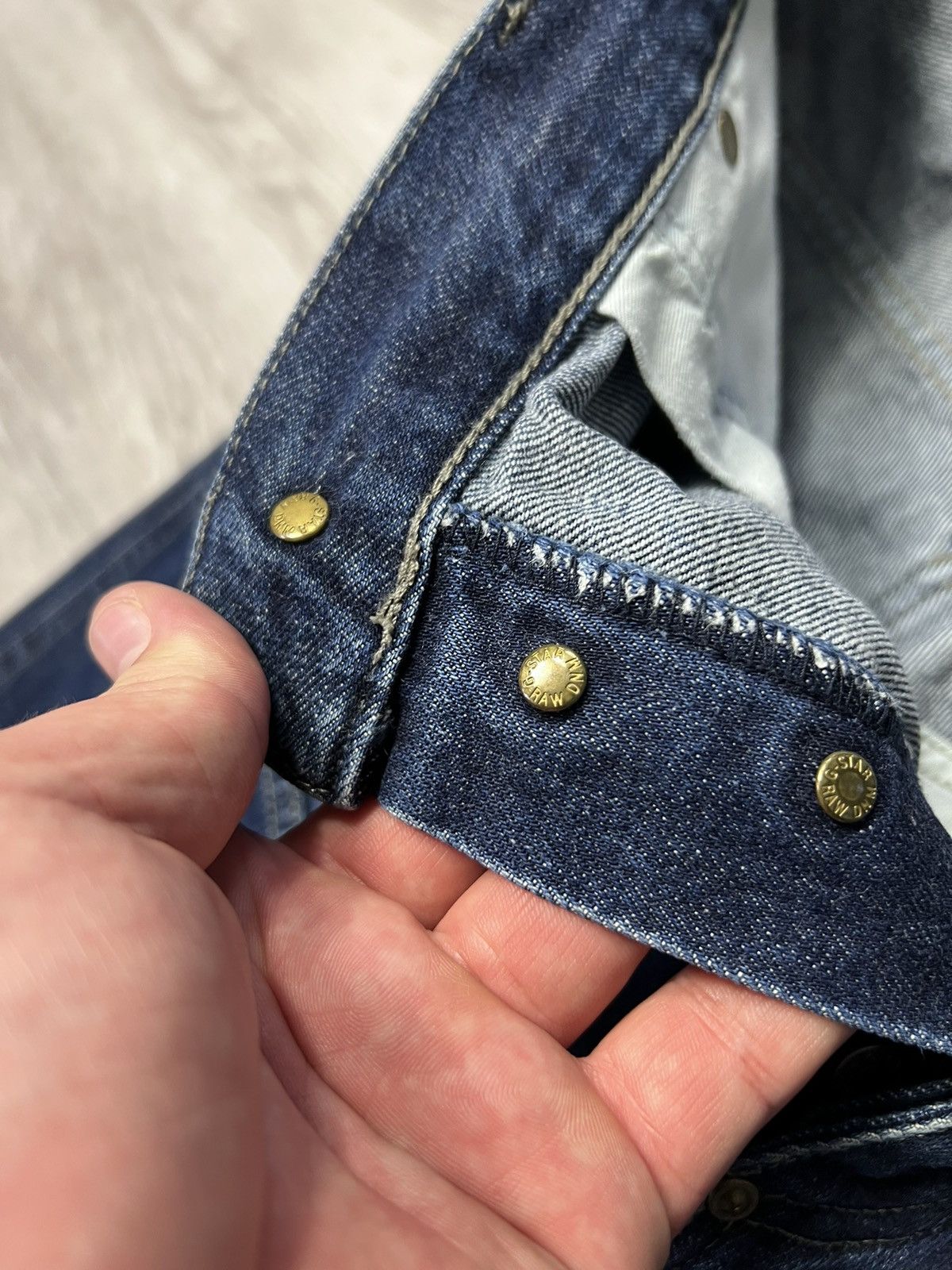 Vintage Vintage Rare G-Star RAW Jeans Elwood Double Knee Worker Pant Size US 32 / EU 48 - 7 Thumbnail