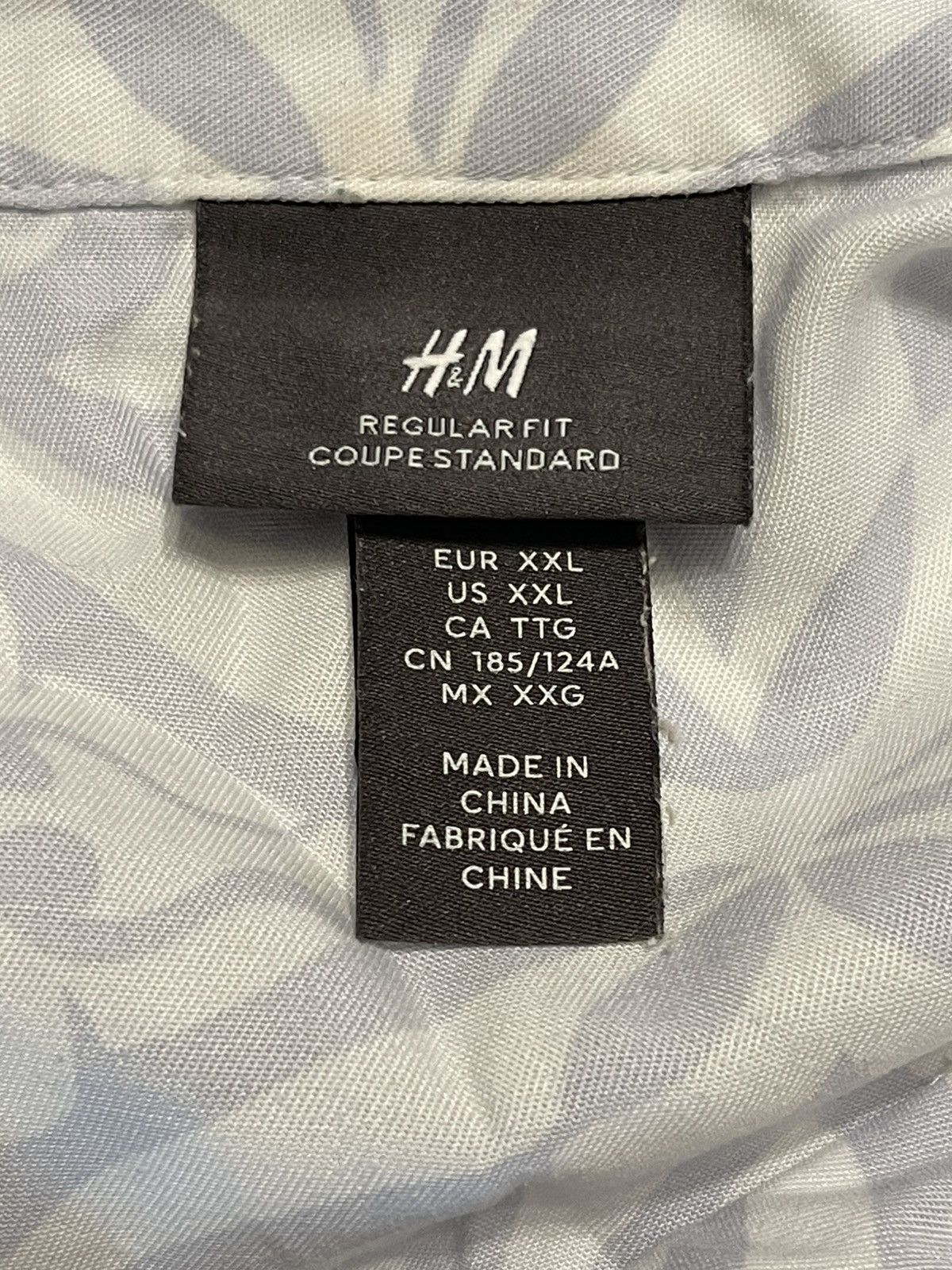 H&M H&M Men's XXL Regular Fit Button Down Shirt Floral Size US XXL / EU 58 / 5 - 6 Thumbnail