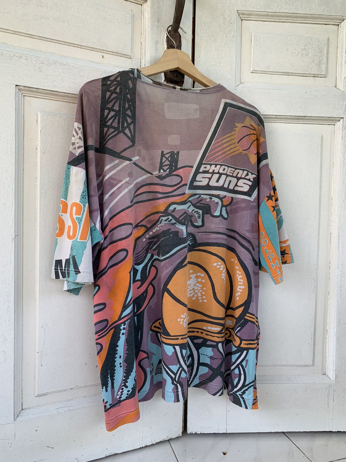 NBA × Vintage RARELY Vintage Distress OVP Phoenix Suns Magic Johnson Size US XXL / EU 58 / 5 - 12 Thumbnail