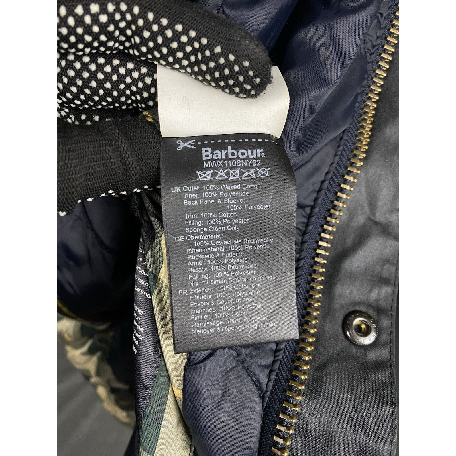 Barbour Barbour Reelin Men's Blue Multipocket Motorcycle Waxed Jacke Size US M / EU 48-50 / 2 - 17 Thumbnail