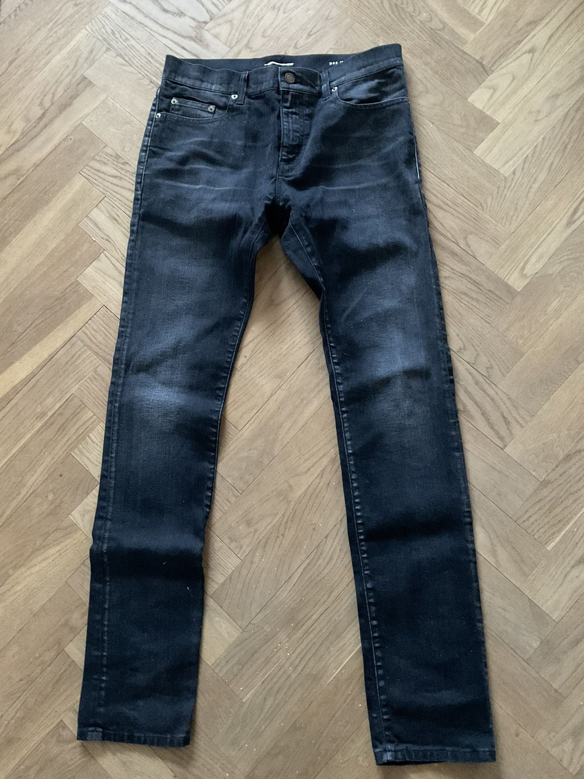 image of Saint Laurent Paris Saint Laurent Denim in Black, Men's (Size 31)