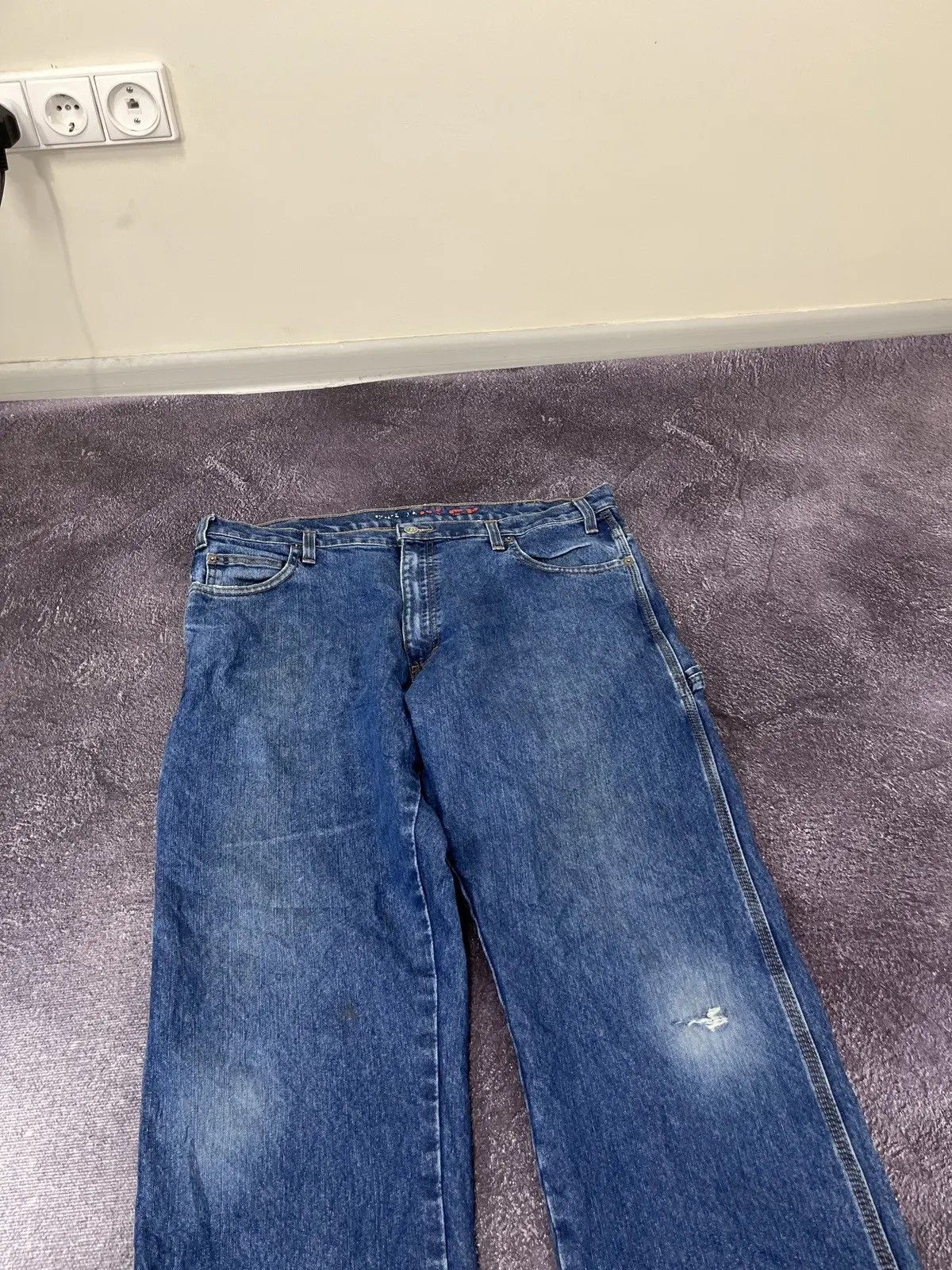 Dickies × Vintage Vintage Dickies Y2K Blue Denim Work American Baggy Jeans Size US 38 / EU 54 - 6 Thumbnail