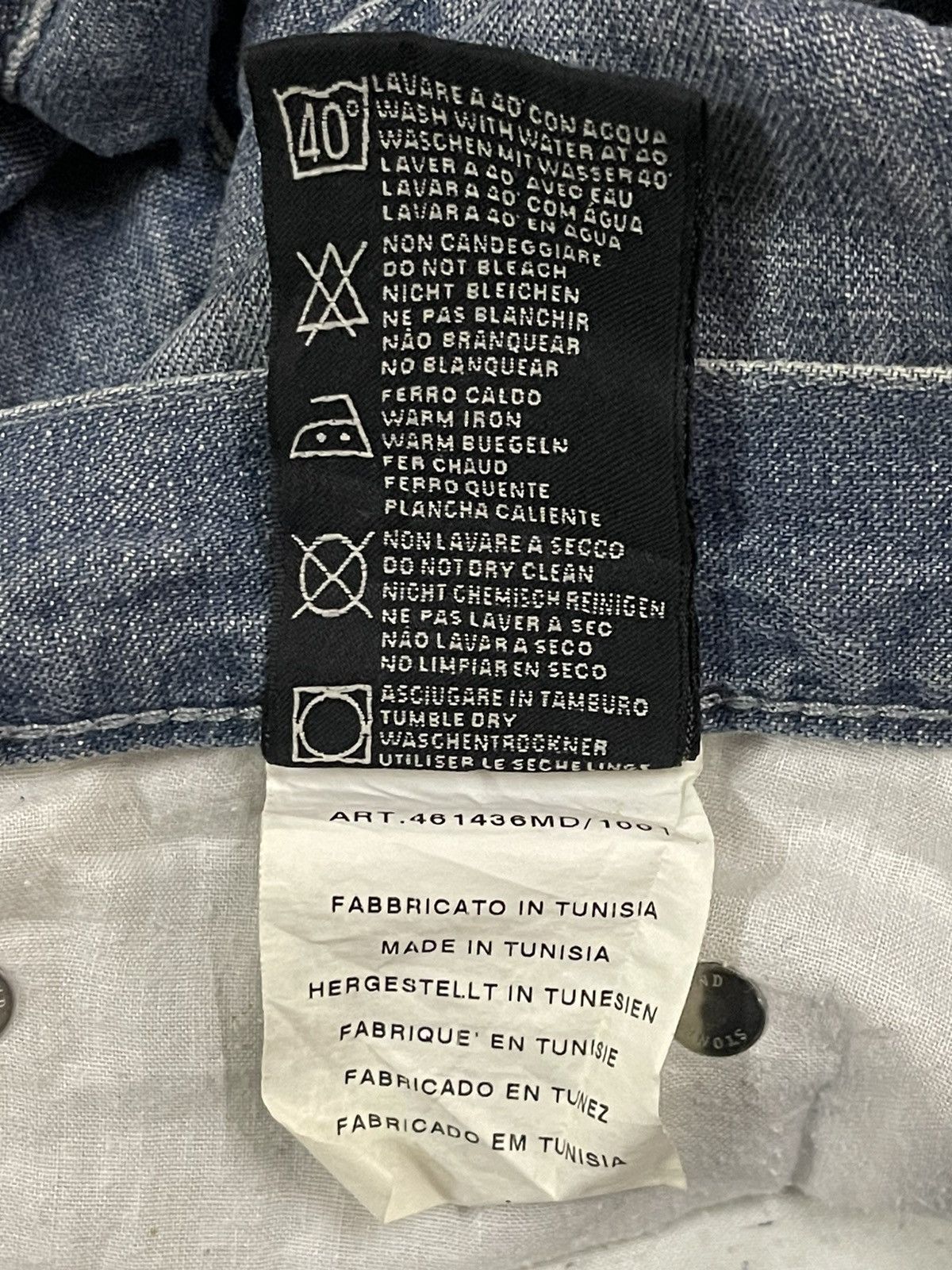Stone Island Vintage Stone Island Denim Blue Wash Style Loose Jeans Size US 33 - 12 Thumbnail