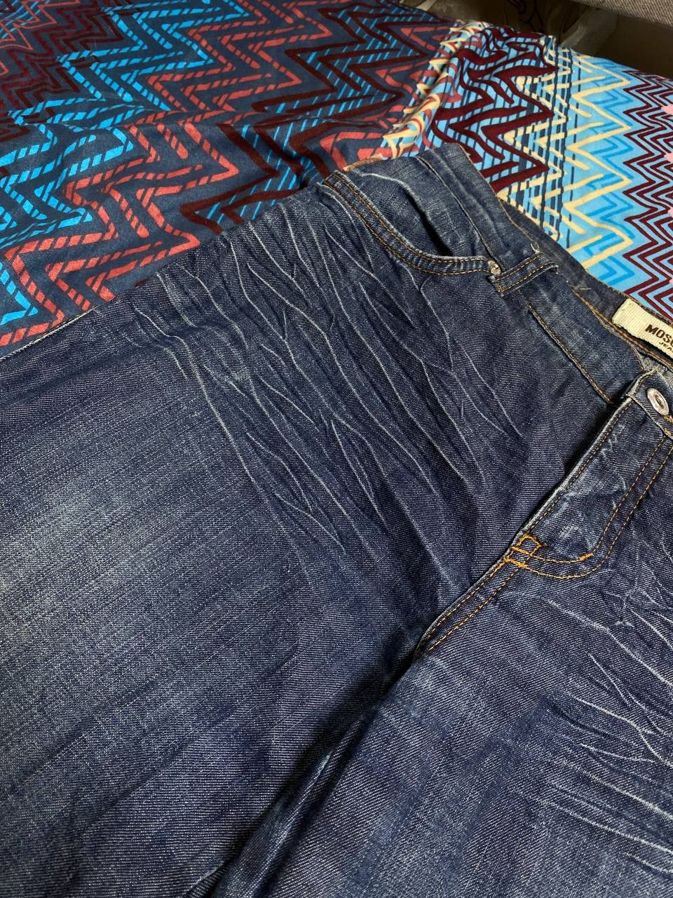 JNCO × Moschino Vintage Moschino Baggy Wide Leg Buckle Back Jeans Size US 27 - 2 Thumbnail