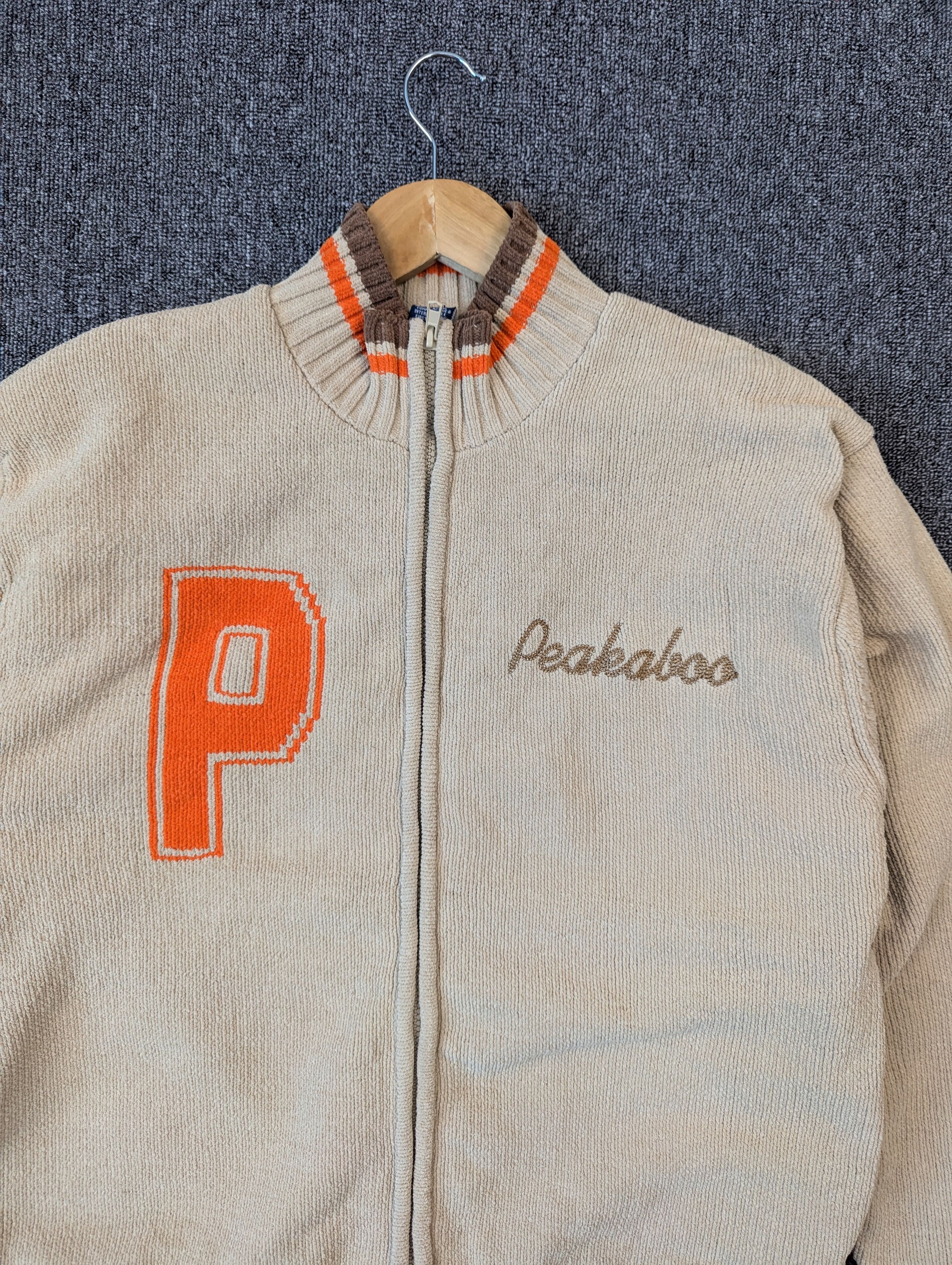 Other Vintage Peakaboo Surf Hawaii Knit Zipper Sweater Jacket Size US L / EU 52-54 / 3 - 4 Thumbnail