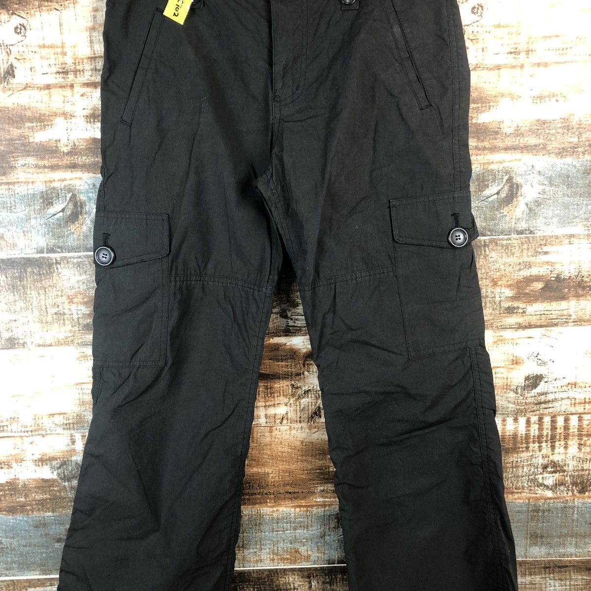 Japanese Brand DL Japanese Brand Black Cargo Multipocket Pants #C702 Size US 28 / EU 44 - 5 Thumbnail