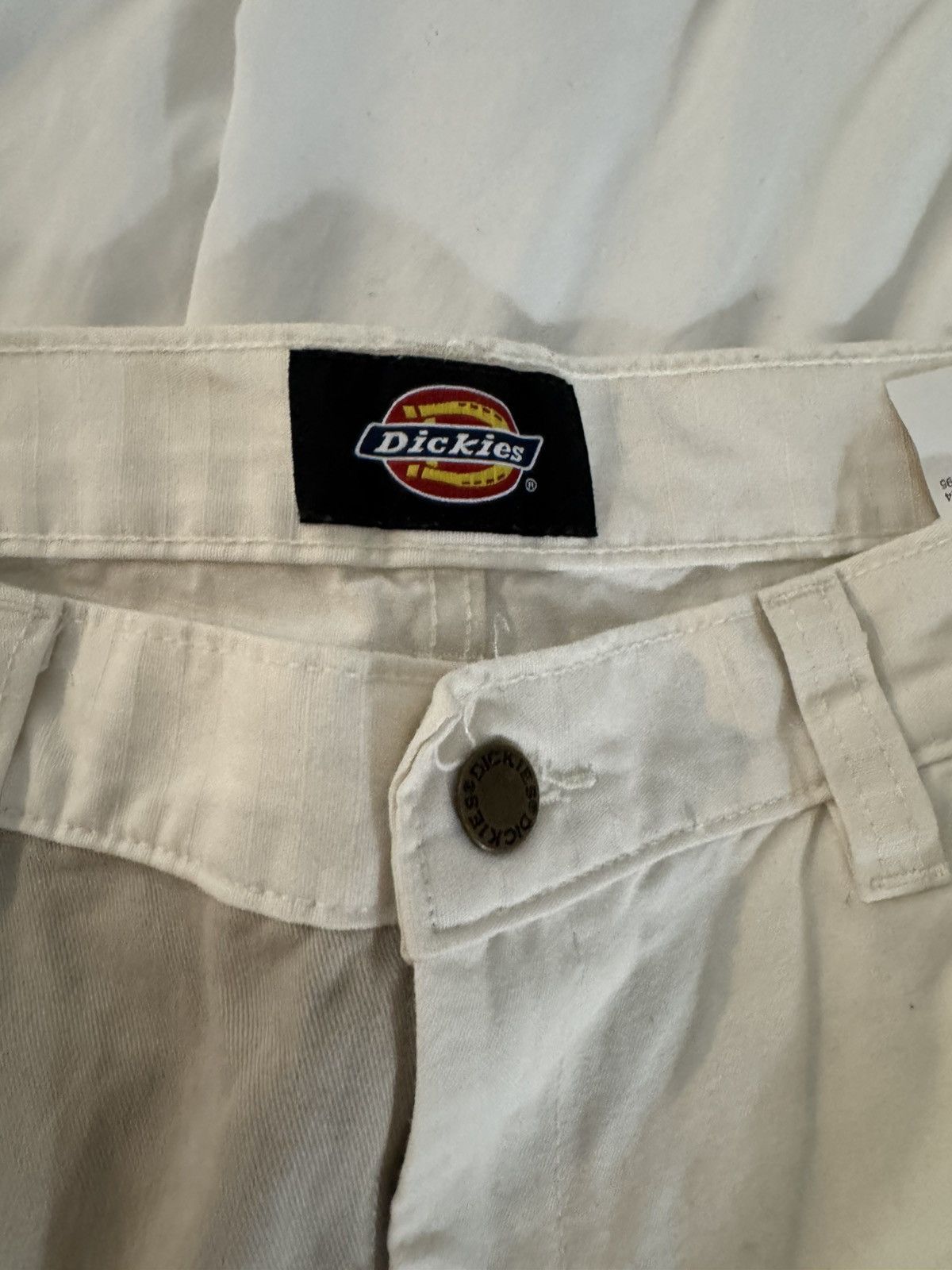Dickies Dickies White and Cream Work Canvas Pants Size US 30 / EU 46 - 2 Thumbnail