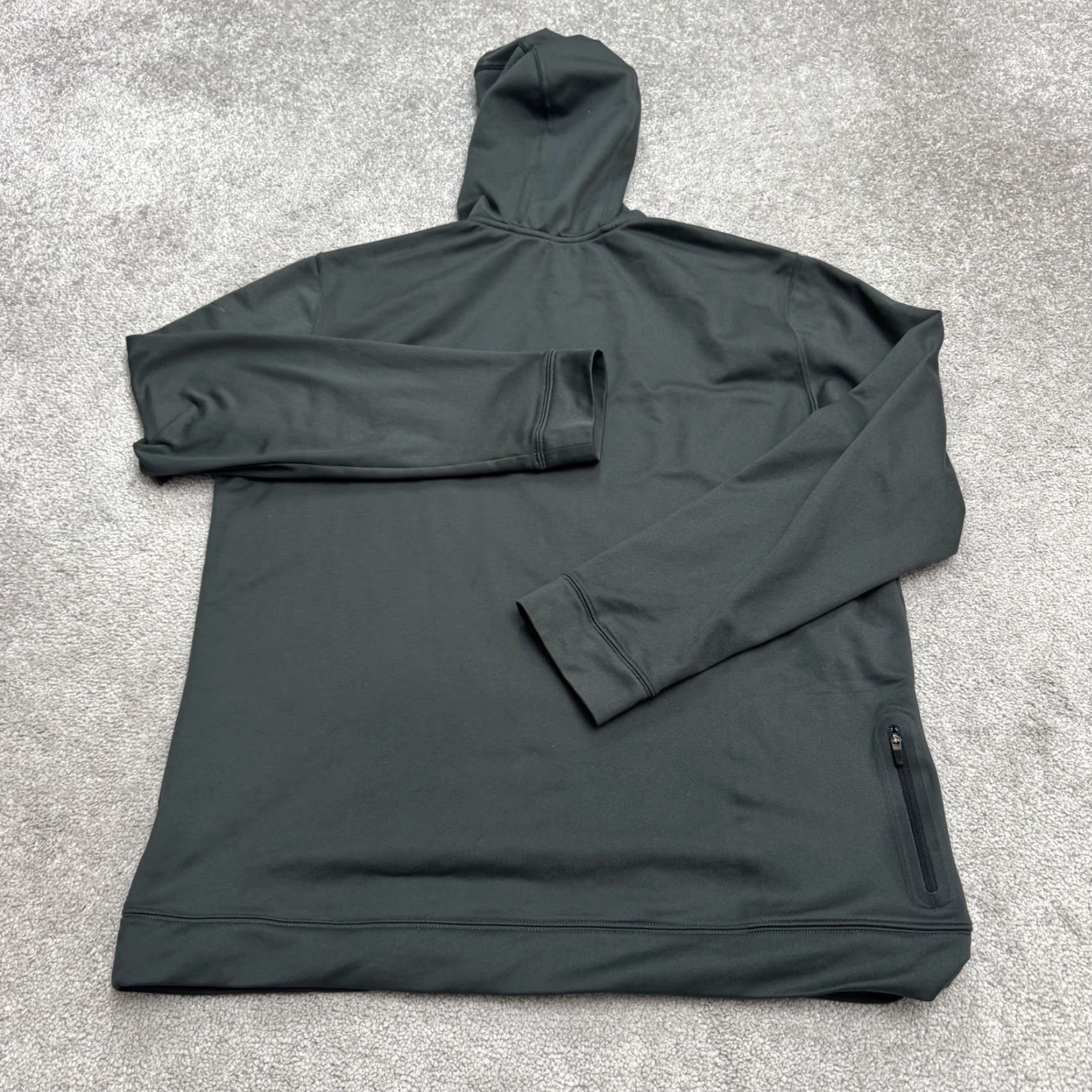 Nike Nike Dri-Fit Hoodie Mens Large Gray Sweatshirt Zip Fleece Activewear Size US L / EU 52-54 / 3 - 2 Thumbnail
