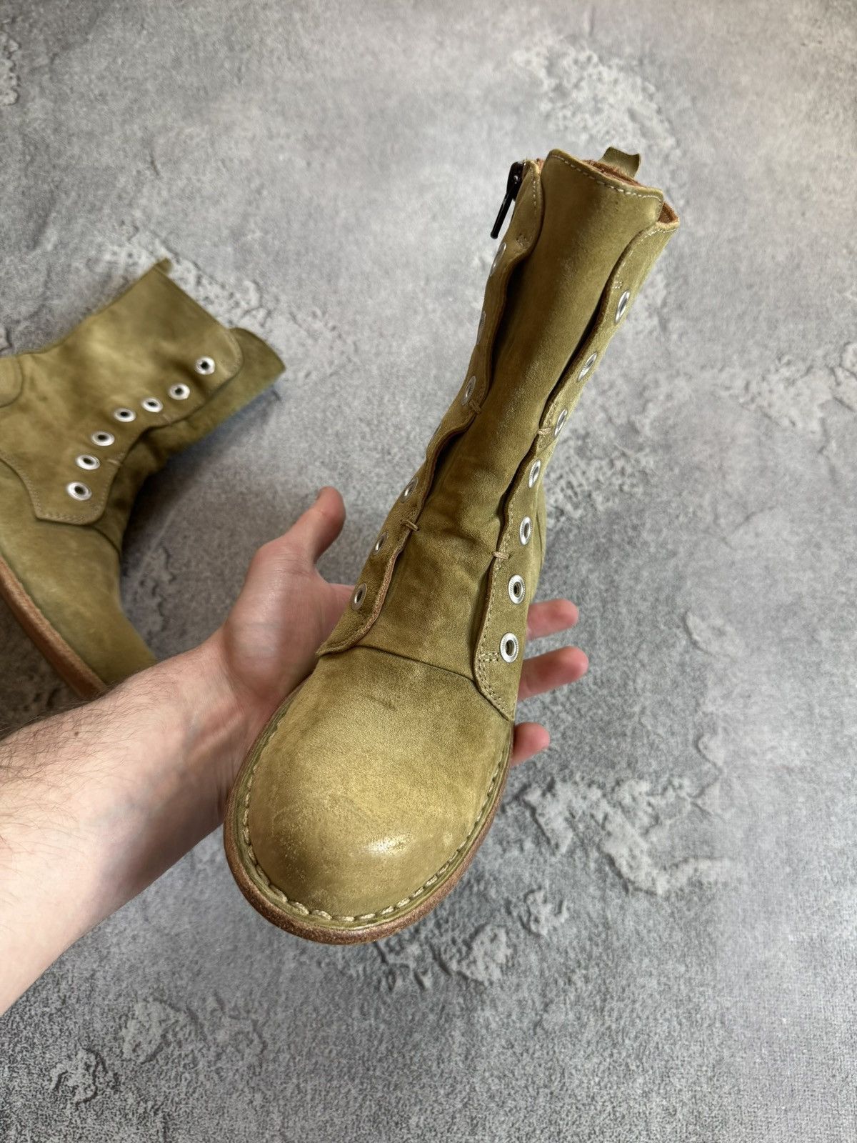 MoMA MOMA 35size suede avantgarde biker shoes ankle retro style Size US 5 / IT 35 - 8 Thumbnail