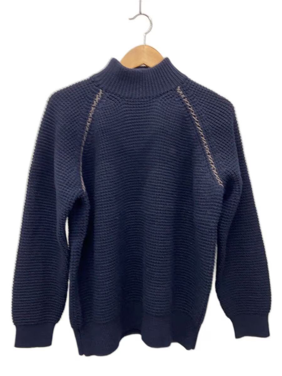 Contrast Stitch Wool Knit Sweater