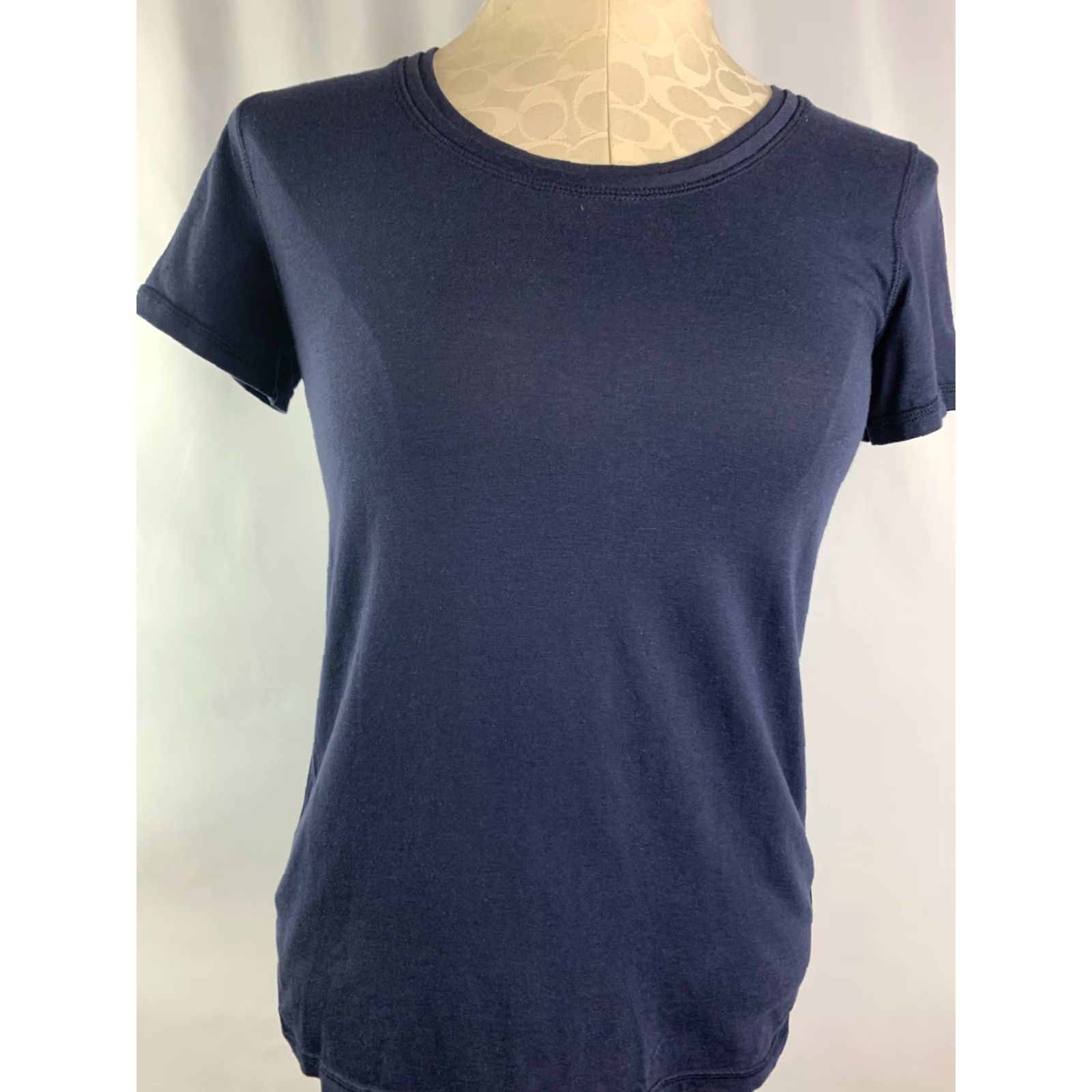 Talbots Talbots Petite T Short Sleeve Women's Navy Blue Activewear Tshirt Size XXS / US 00 / IT 34 - 3 Thumbnail