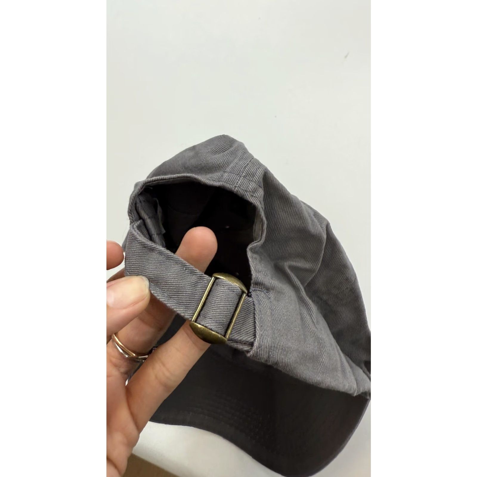 Vintage Portland Gear Hat StrapBack Cap Gray Embroidered Letter Dad Adjustable Size ONE SIZE - 6 Thumbnail