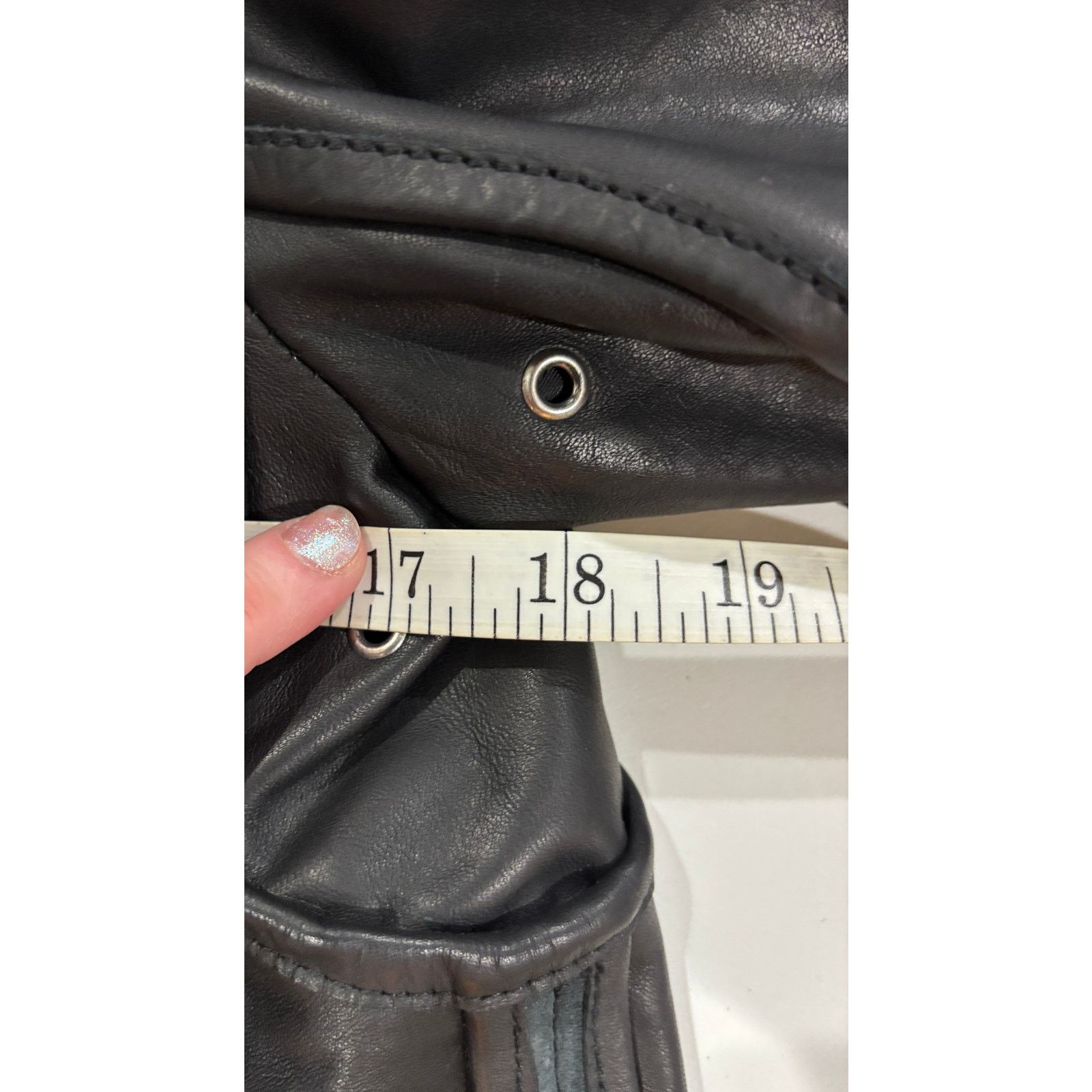 Diesel *R45 DIESEL Men's Leather Motorcycle Jacket Black Size 44 Size US S / EU 44-46 / 1 - 17 Thumbnail