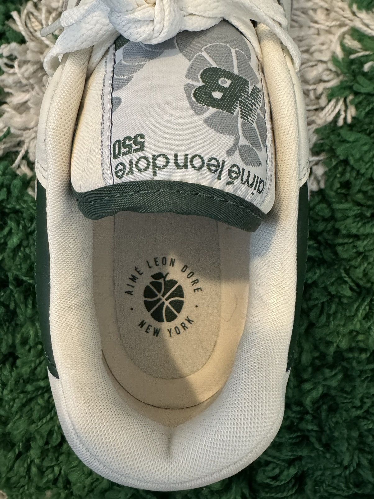 Aime Leon Dore × New Balance New Balance 550 Aime Leon Dore white green Size US 9 / EU 42 - 8 Thumbnail