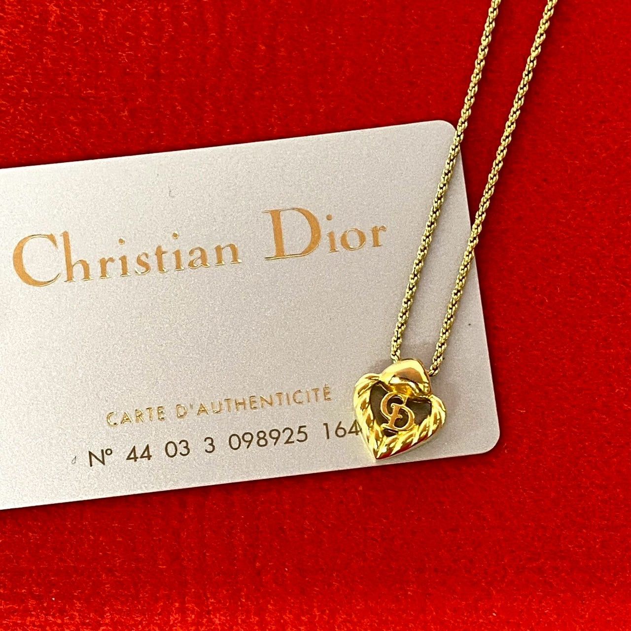 Dior Dior Necklace Gold Plated Size ONE SIZE - 1 Thumbnail