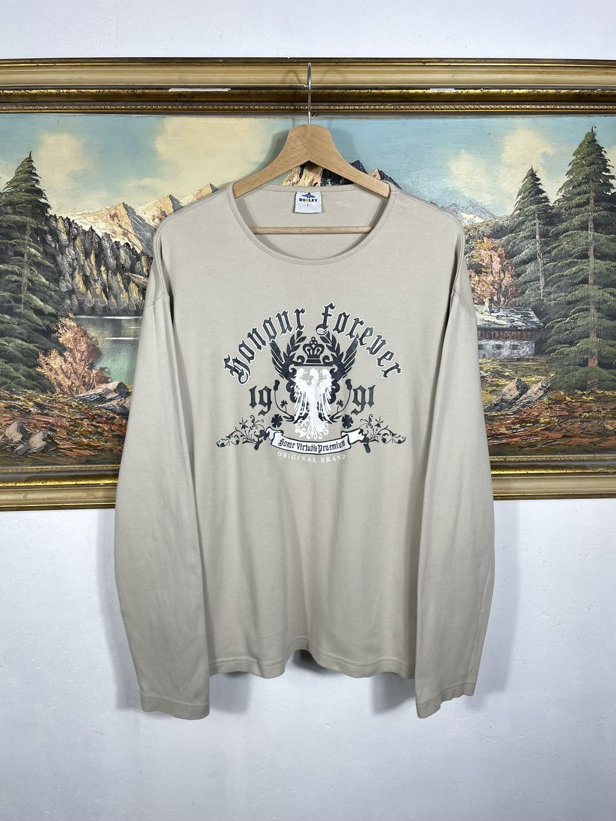 Affliction × Vintage Vintage Y2k Longsleeve Avant Garde Tribal Affliction Cyber Size US L / EU 52-54 / 3 - 1 Thumbnail