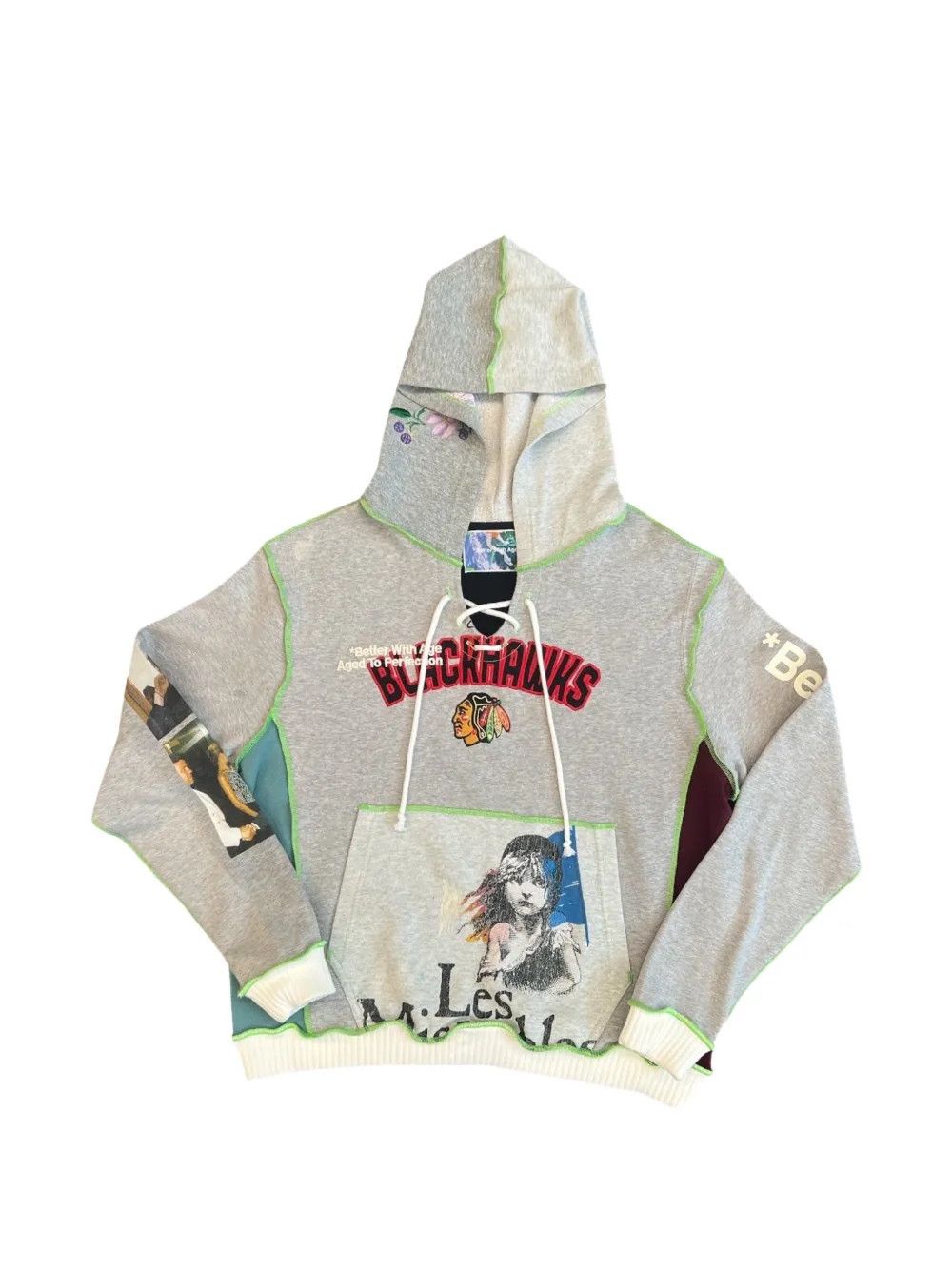 Better With Age Better With Age 'Hollywood' Heather Grey Zip Up Hoodie Size US M / EU 48-50 / 2 - 1 Preview