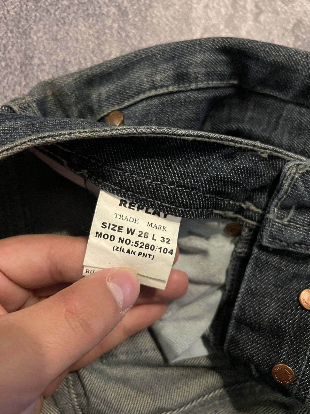 Vintage SWAG Archive New Flared Jeans / Y2K Aesthetic Collection 90s Size US 32 / EU 48 - 8 Thumbnail