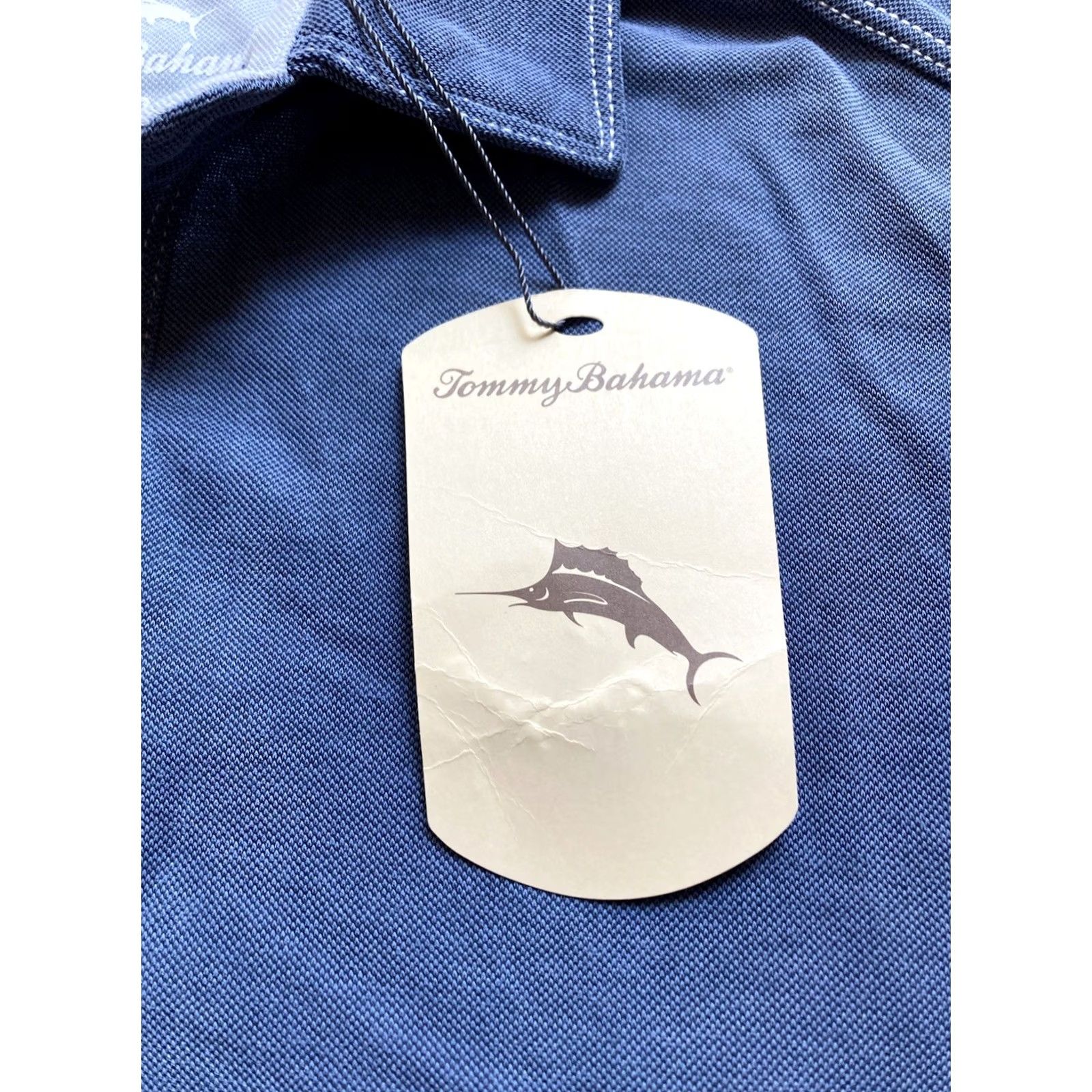 Tommy Bahama Tommy Bahama Polo Shirt Mens Small Shoreline Surf Midnight Blue Short Sleeve Polo Shirt Size US S / EU 44-46 / 1 - 6 Thumbnail