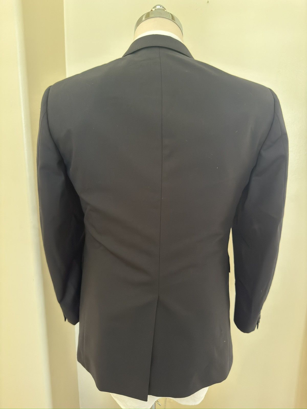 Burberry Burberry Made in Italy Black Single Breasted Wool Jacket 40S Size 40S - 7 Thumbnail