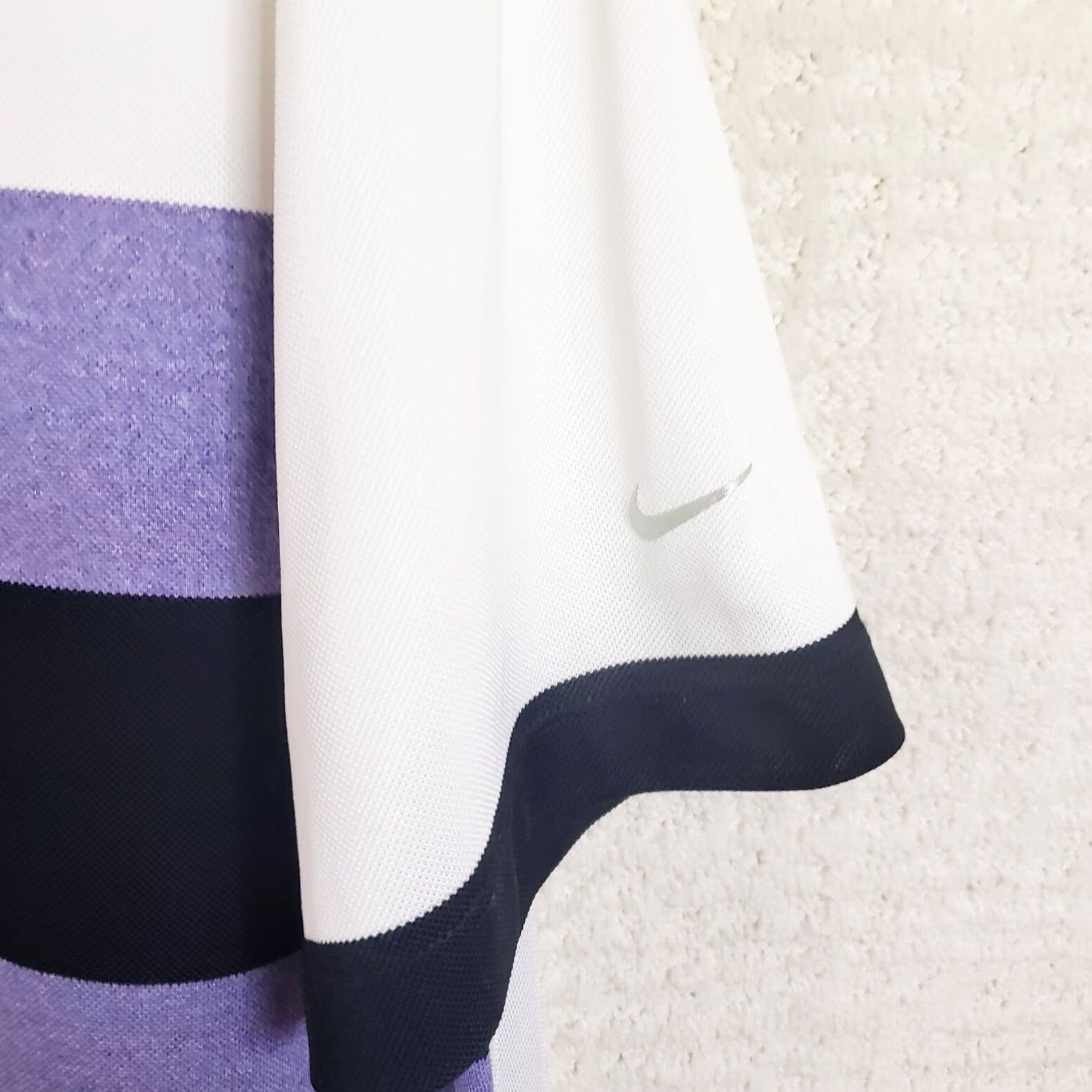 Nike Nike Golf Tour Performance Polo Shirt Men XL Colorblock White Purple DriFit Size US XL / EU 56 / 4 - 5 Thumbnail