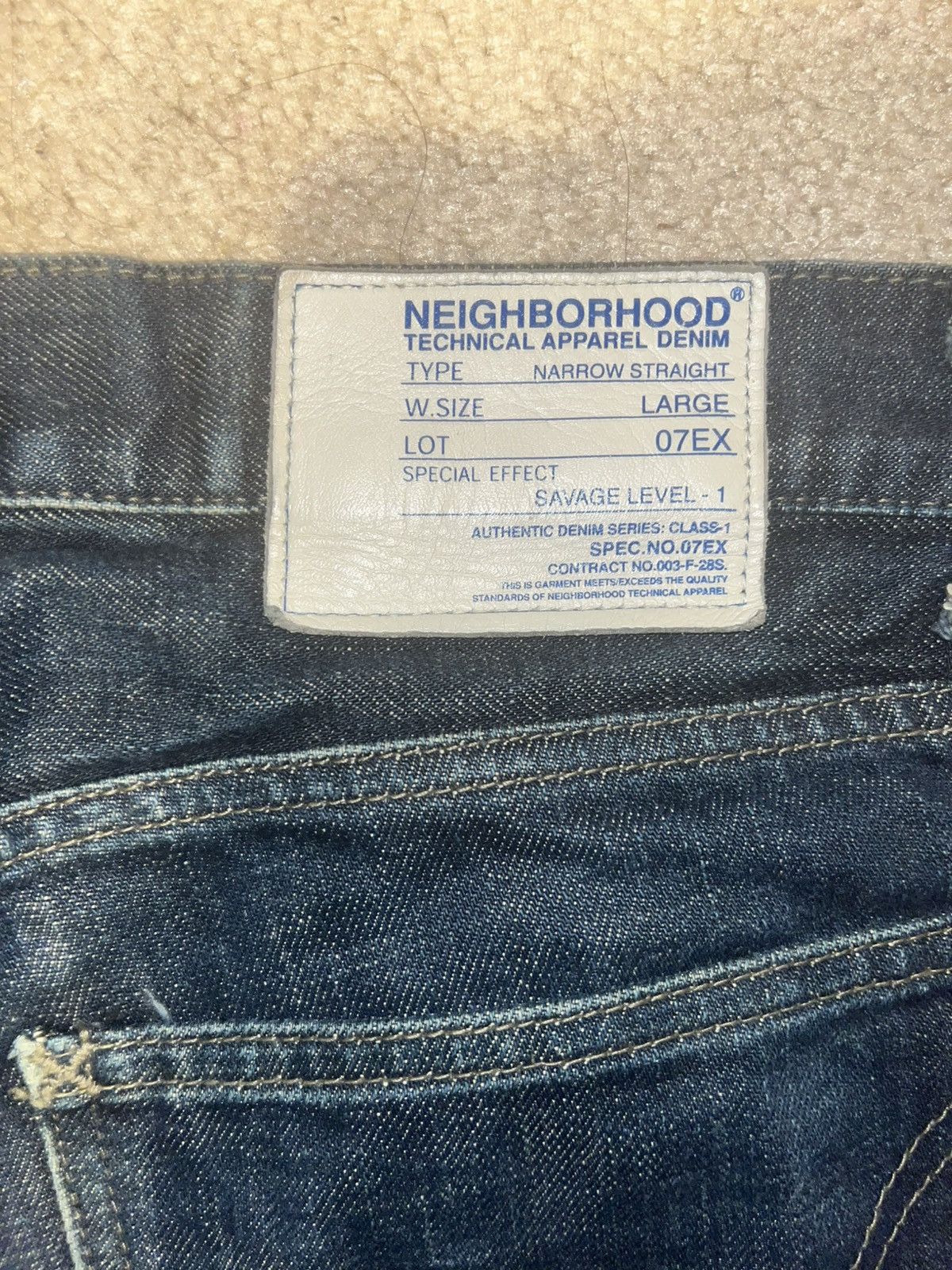 Neighborhood Neighborhood Japanese selvedge denim Size US 31 - 6 Thumbnail