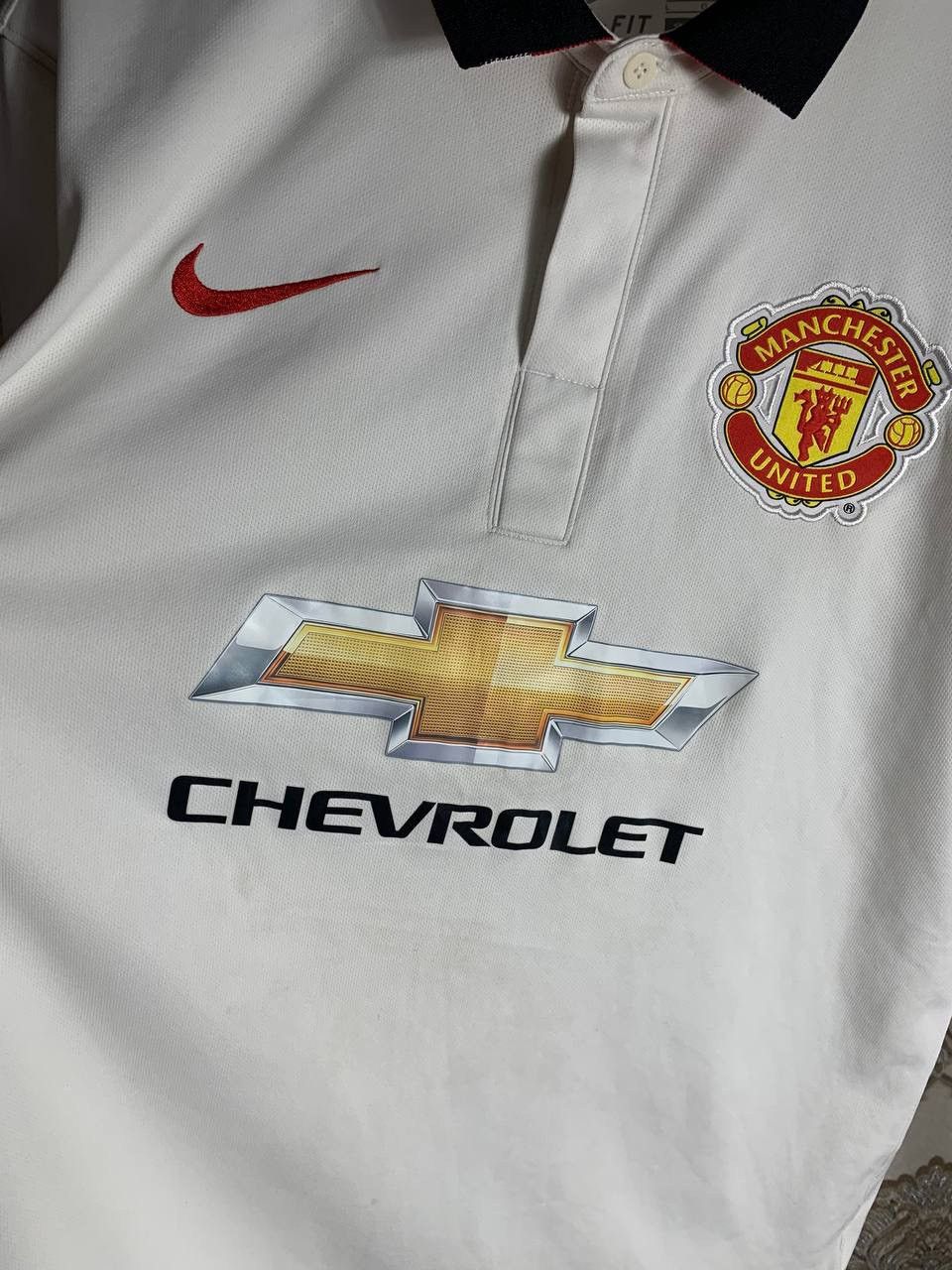 Nike VERY RARE NIKE FC MANCHESTER UNITED ENGLAND SOCCER JERSEY Size US L / EU 52-54 / 3 - 4 Thumbnail