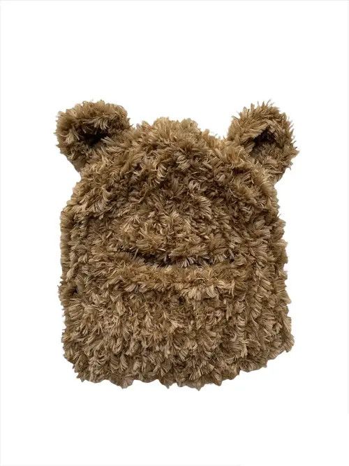 Handmade Handmade Shaggy Mohair Knitted Balaclava Teddy Bear Style Size ONE SIZE - 2 Thumbnail
