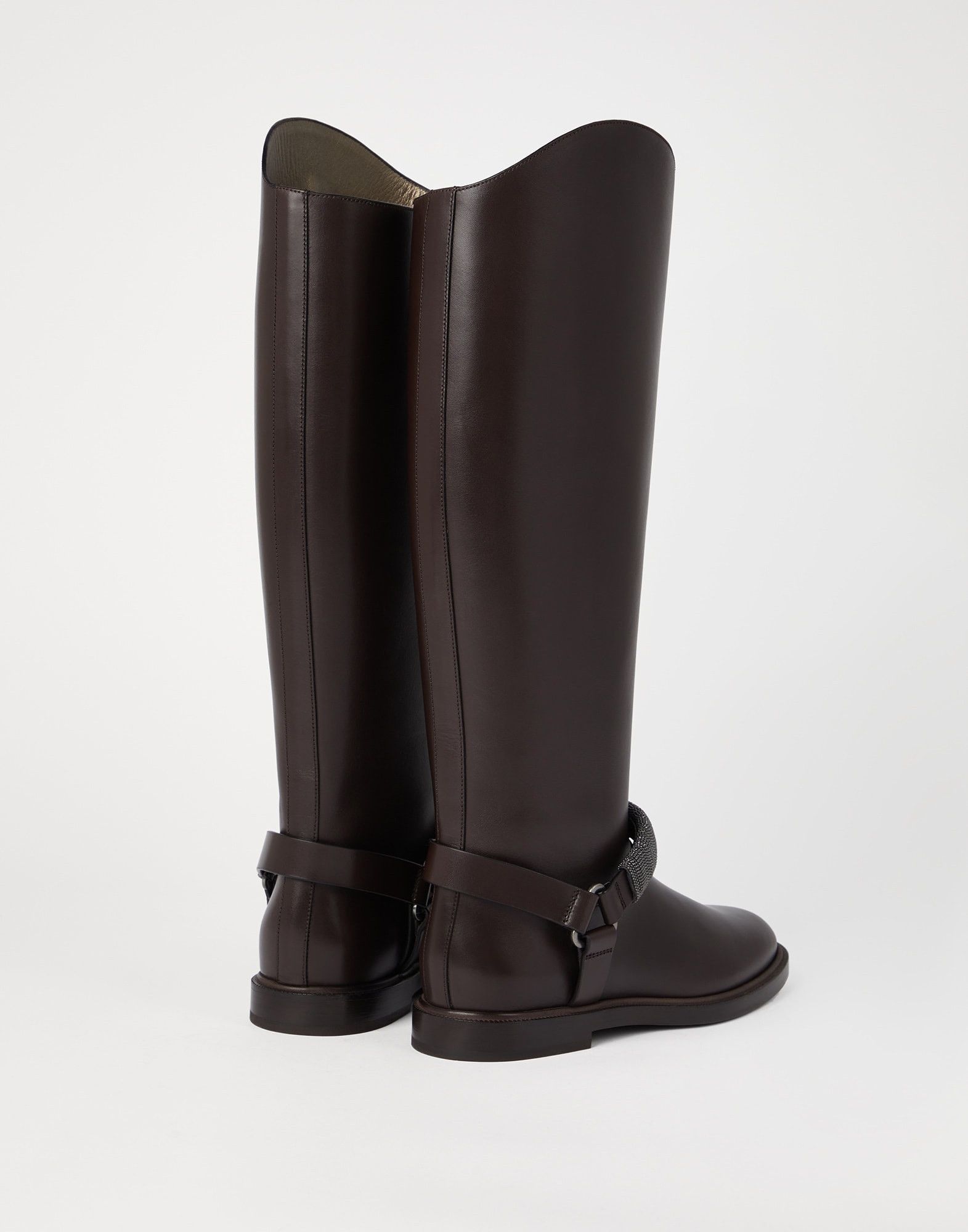 Brunello Cucinelli o1la1rc1a1025 Matte Boots in Brown Size US 7 / IT 37 - 2 Thumbnail