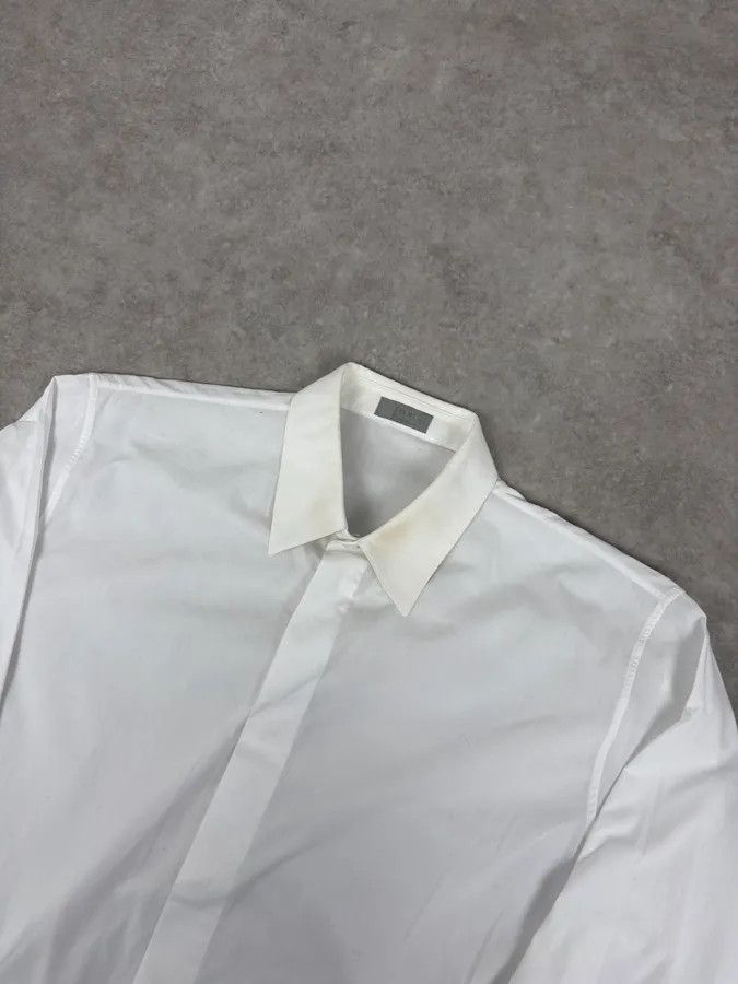 Dior Dior White Classy Uniform Shirt Size US M / EU 48-50 / 2 - 4 Thumbnail