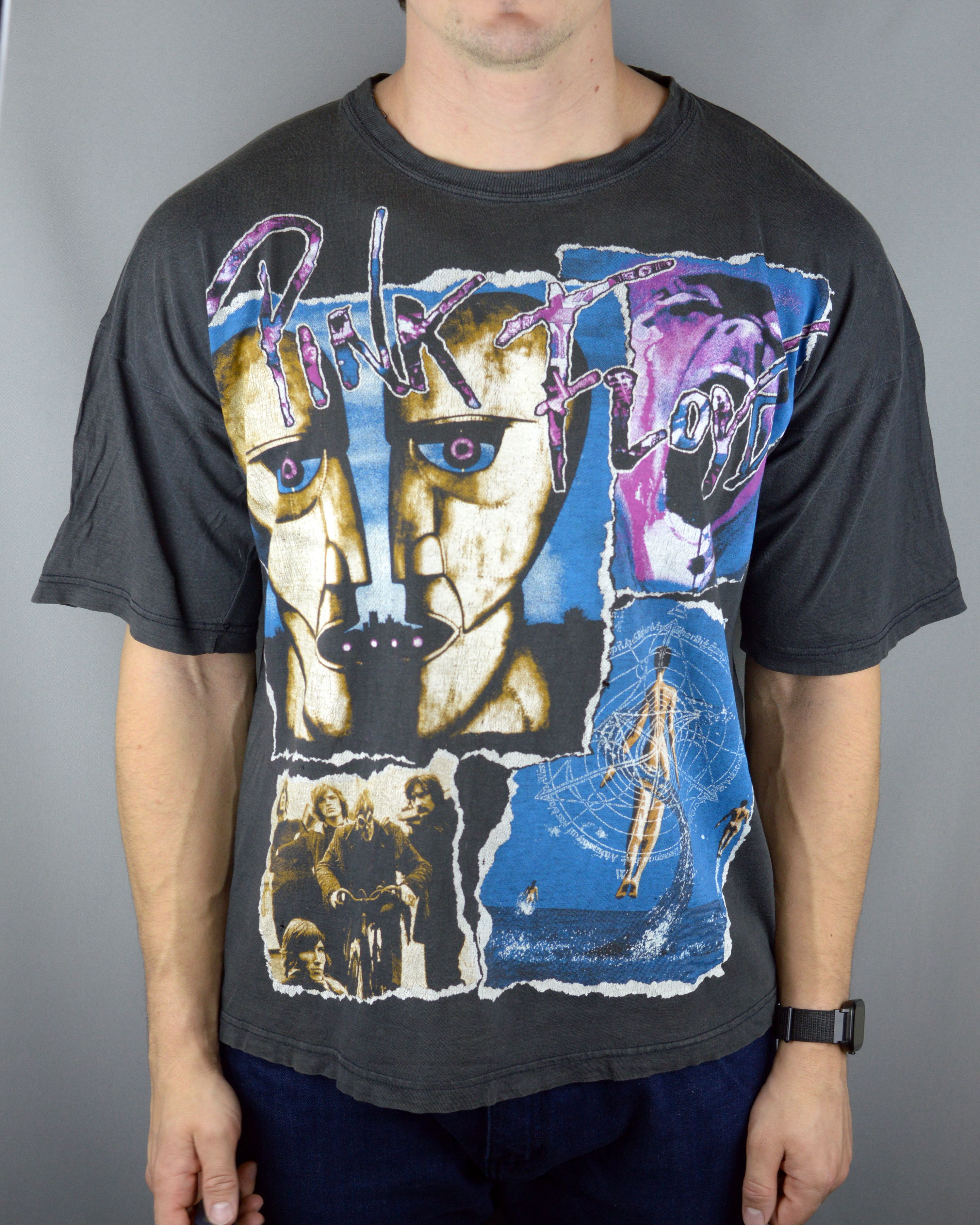 Pink Floyd × Vintage Vintage Pink Floyd Division Bell The Wall 90s t shirt Size US XL / EU 56 / 4 - 1 Thumbnail