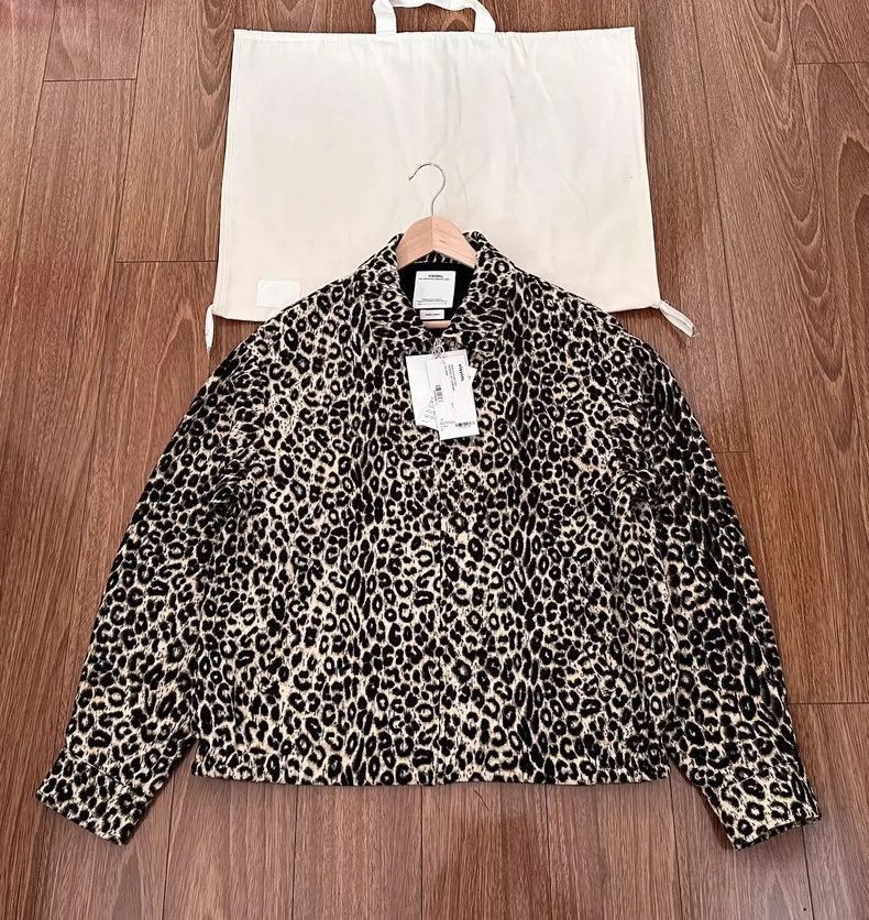 Visvim VISVIM Leopard Print Silk Jacket-2506 Size US S / EU 44-46 / 1 - 1 Thumbnail