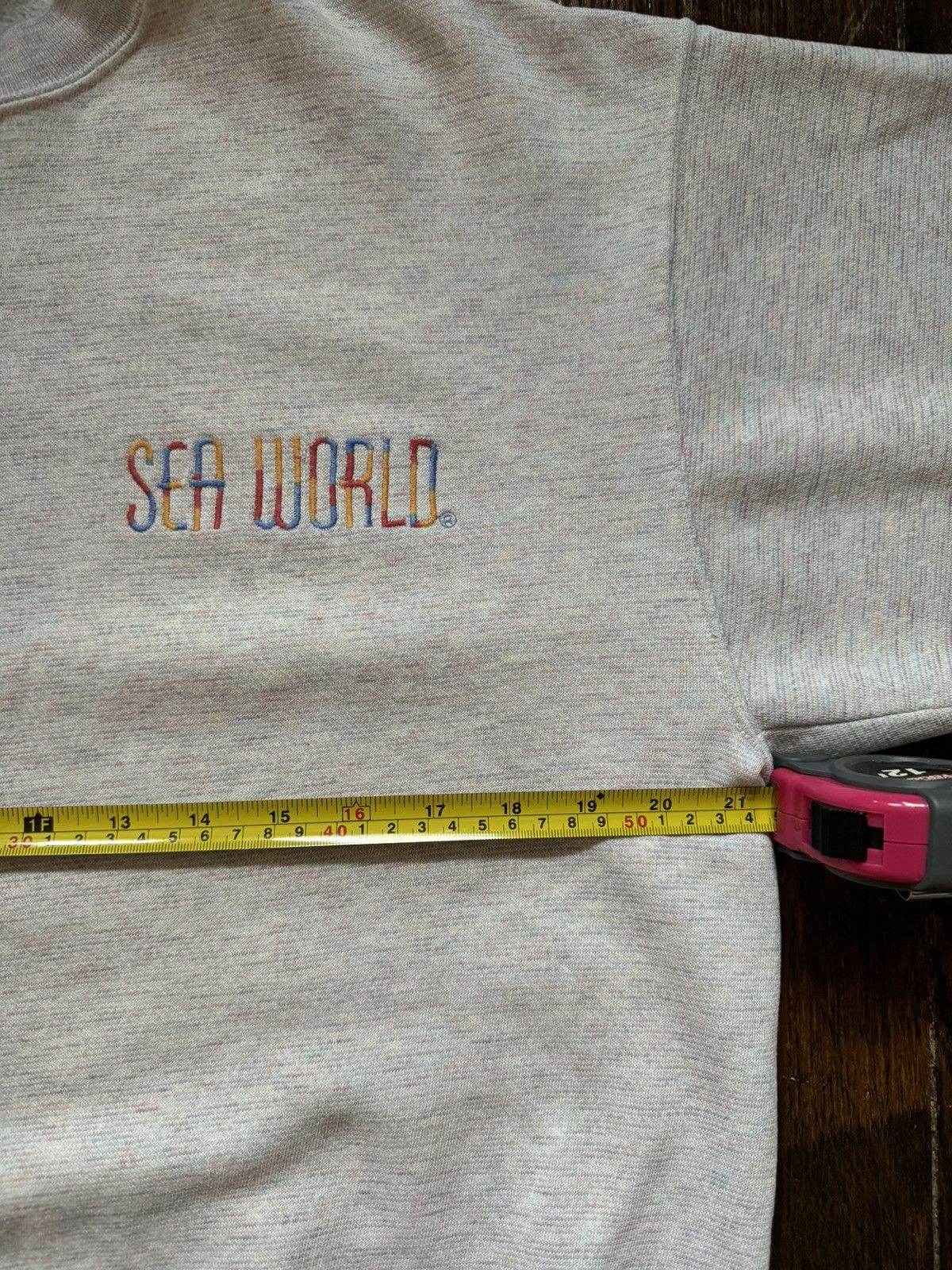 Vintage Vintage 90s / Y2K Sea World Grey Crewneck Size US M / EU 48-50 / 2 - 4 Thumbnail