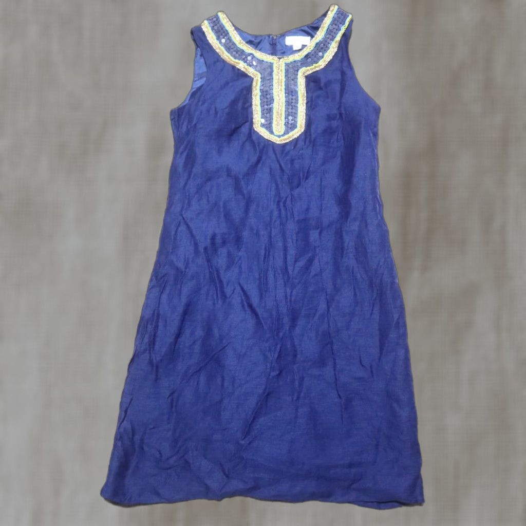 Merona Merona Blue Dress Sleeveless Zip Back Adult Women's Size 2 Size XS / US 0-2 / IT 36-38 - 1 Thumbnail