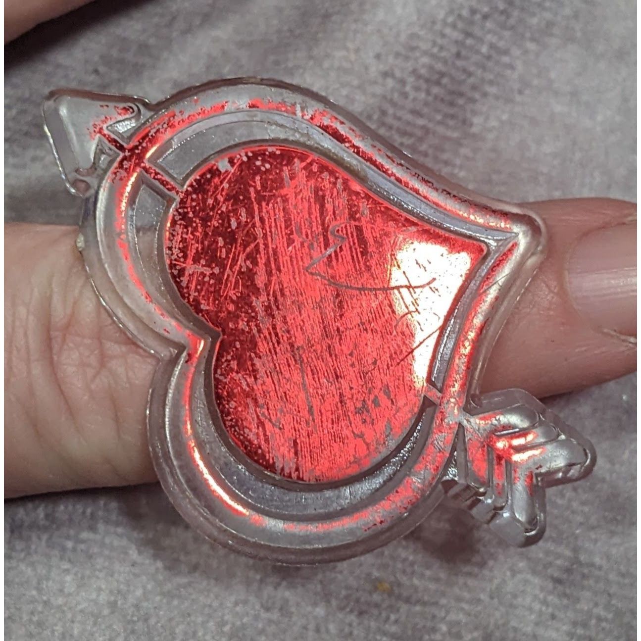 Other Metallic Valentine Heart And Arrow Clear Plastic Metallic Re Size ONE SIZE - 11 Thumbnail