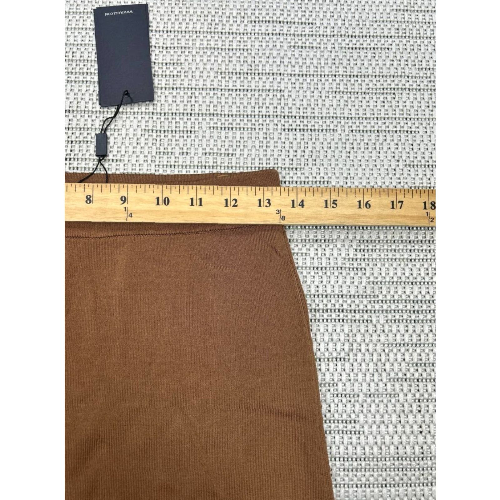 Rails Rails Skirt Womens Small Brown A-Line Knit Midi Elastic Waist Stretch Side Slit Shirt? Size 28" / US 6 / IT 42 - 6 Thumbnail