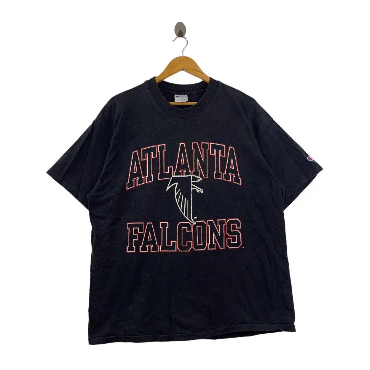 Champion Vintage 90’ CHAMPION ATLANTA FALCONS NFL Tee Shirt National Size US XL / EU 56 / 4 - 1 Thumbnail